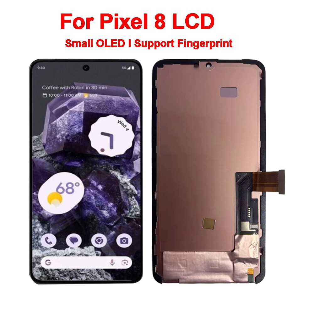 OLED For Google Pixel 8 LCD Display Touch Screen Replacement Digitizer Frame