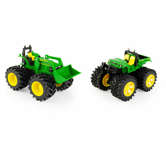 John Deere ERTL Monster Treads-Off Road Muddy Edition Vehicle (2 Pack)