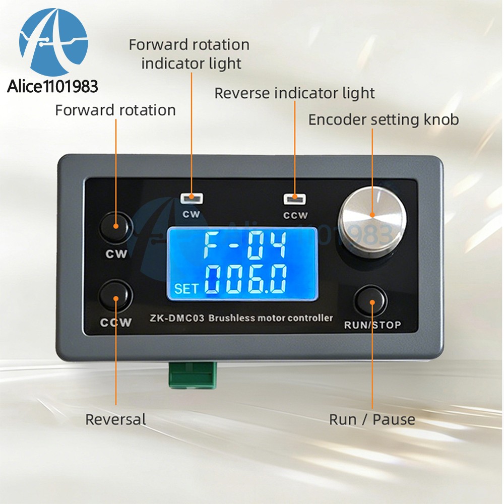 DMC03 BLDC Brushless Sensorless Motor Driver Speed Control Forward Reverse 300W