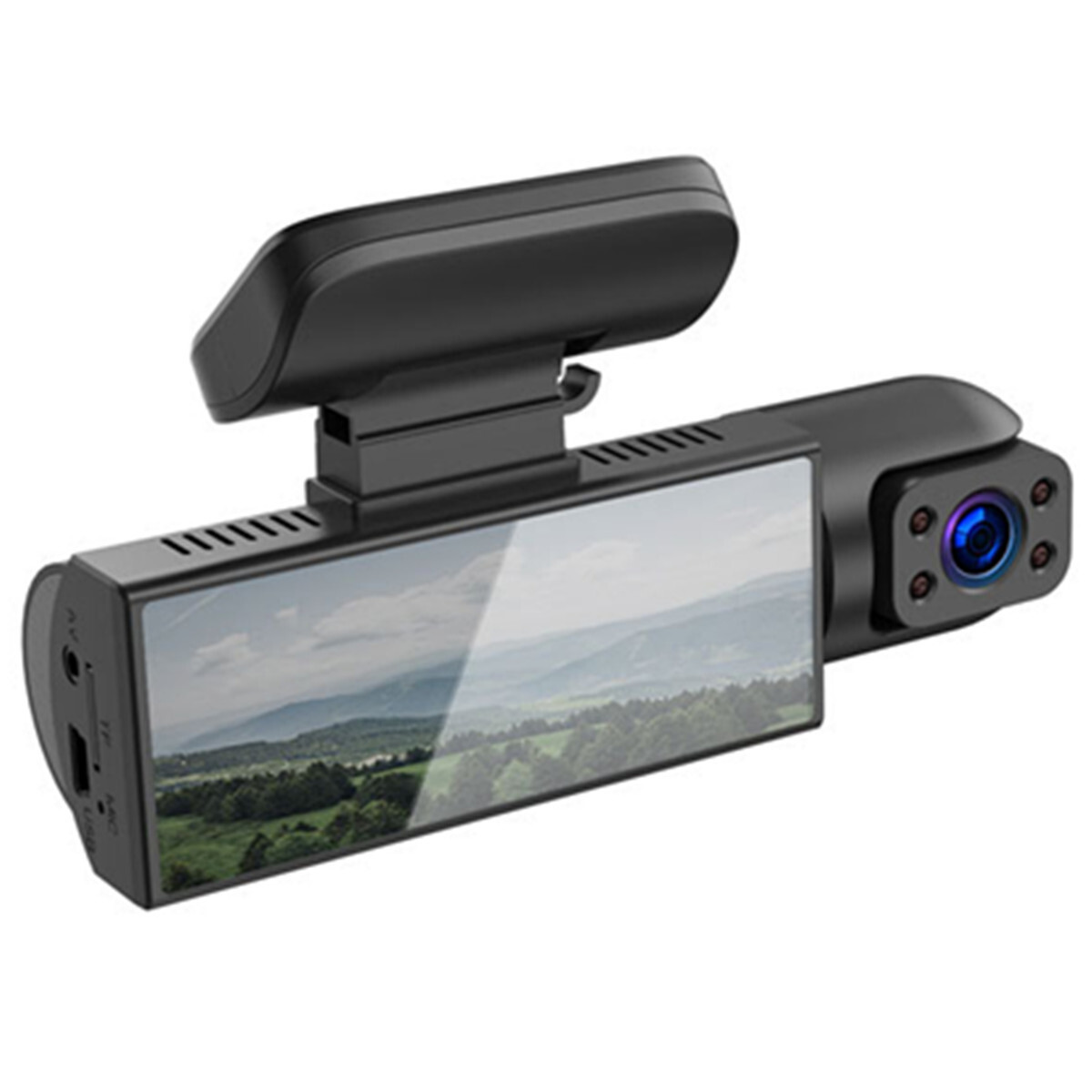 Dual Lens Car Dash Cam DVR Driving Recorder Front Inside Camera 1440P G-sensor