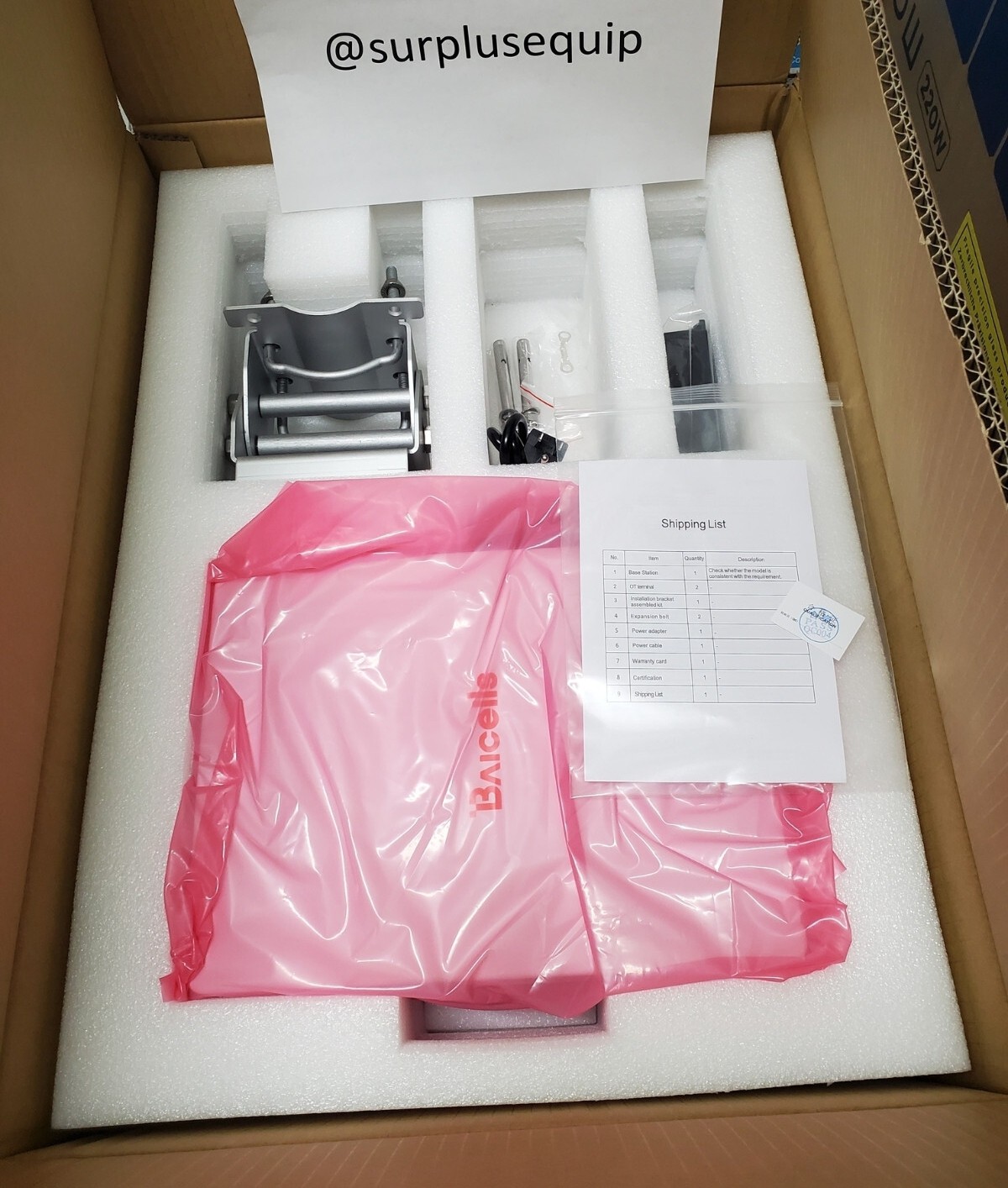 HELIUM MOBILE  - Baicells Nova 430H - Brand New Outdoor CBRS Small Cell