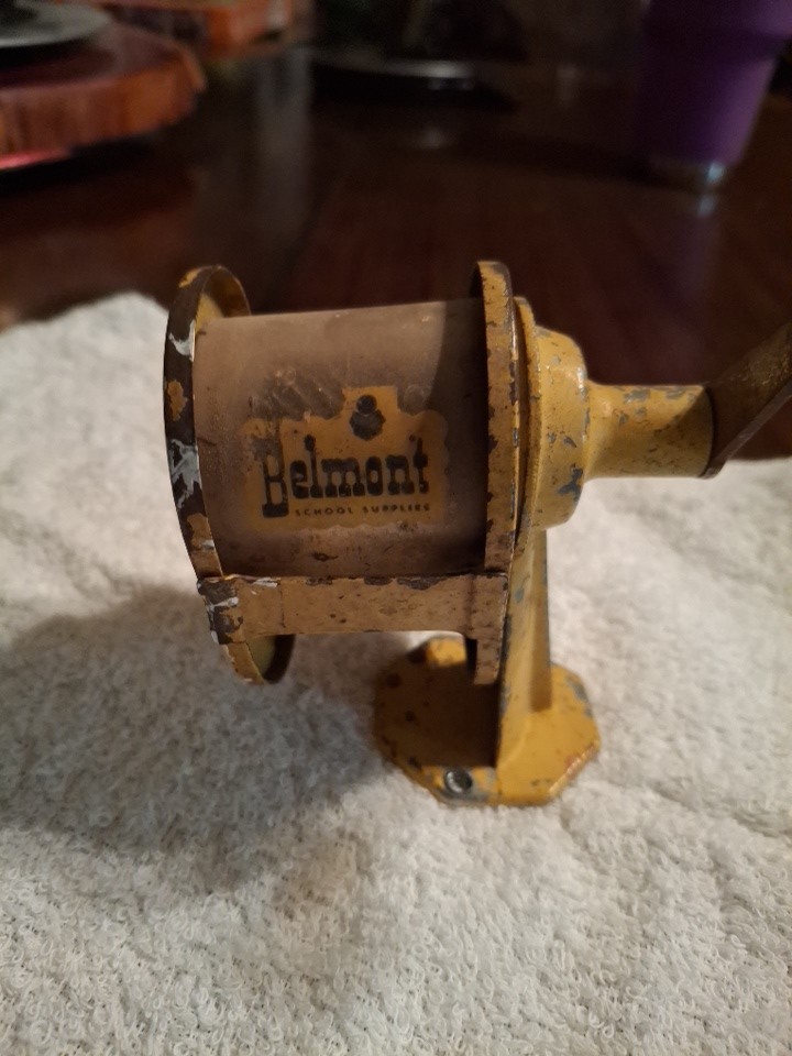 Vintage Pencil Sharpener Belmont School Supplies