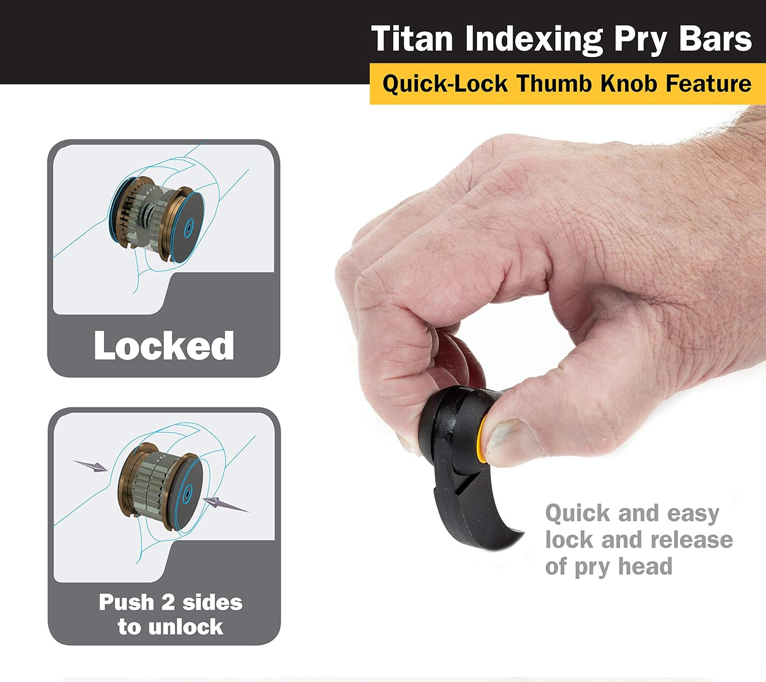 17808 Indexable Pry Bar, 8"