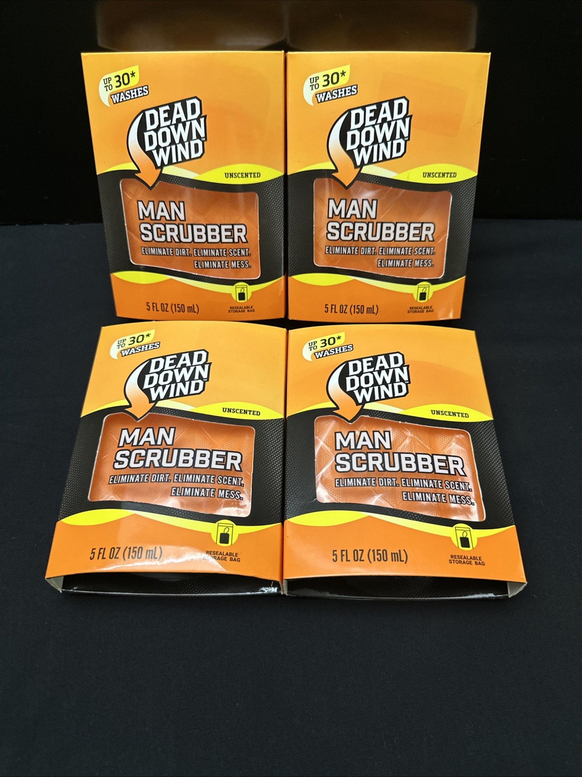 Dead Down Wind Unscented Man Scrubber Hunting Camp Soap On Rope  Bar Wash Cloth