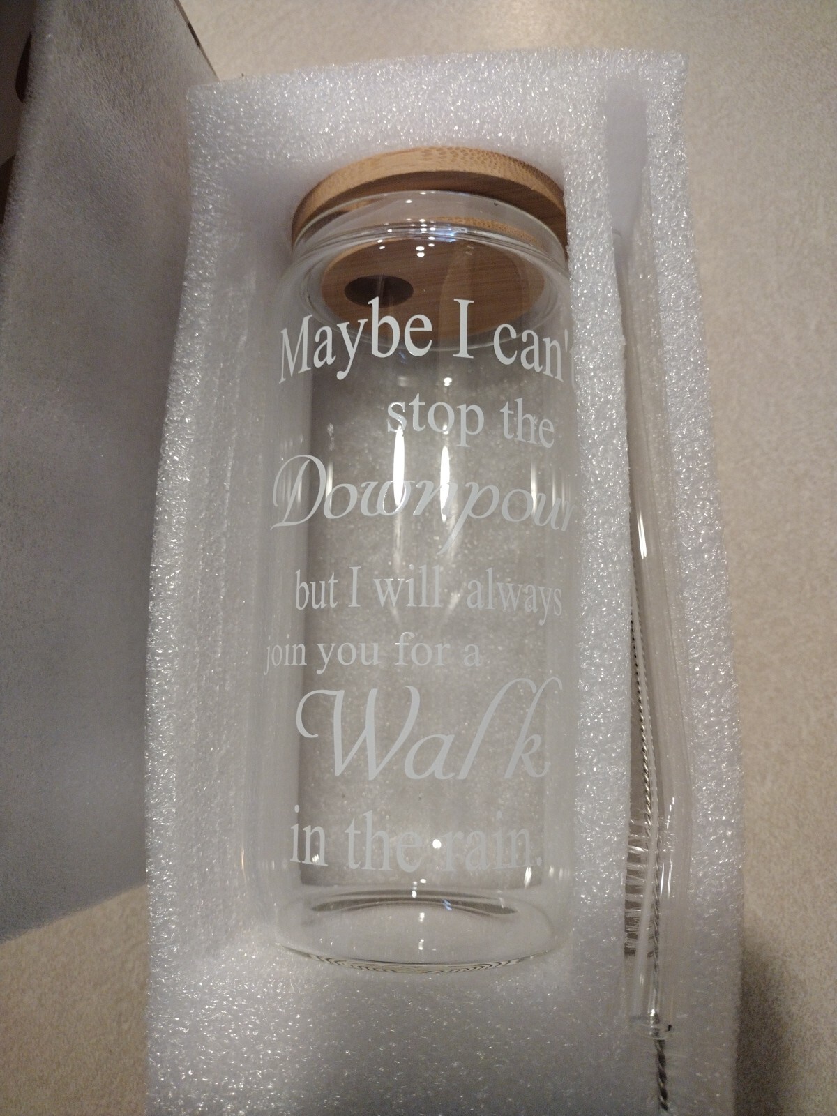 Thinking Of You Glass Cup