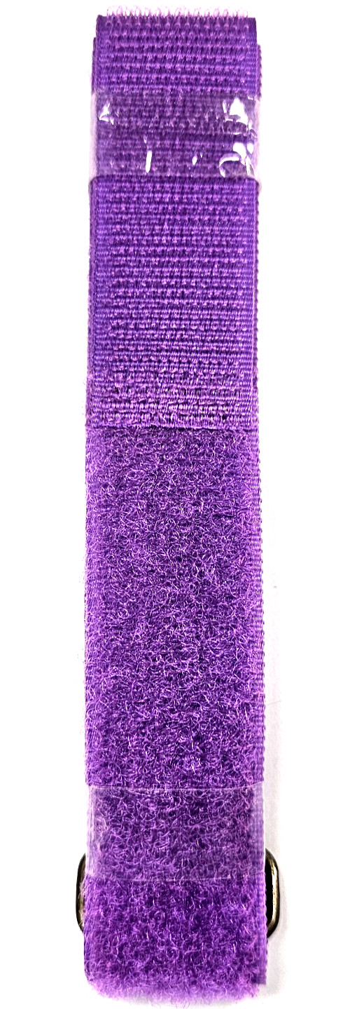 NEW! NEON PURPLE Adjustable Hook and Loop Book Strap Single 24" Long for Binding
