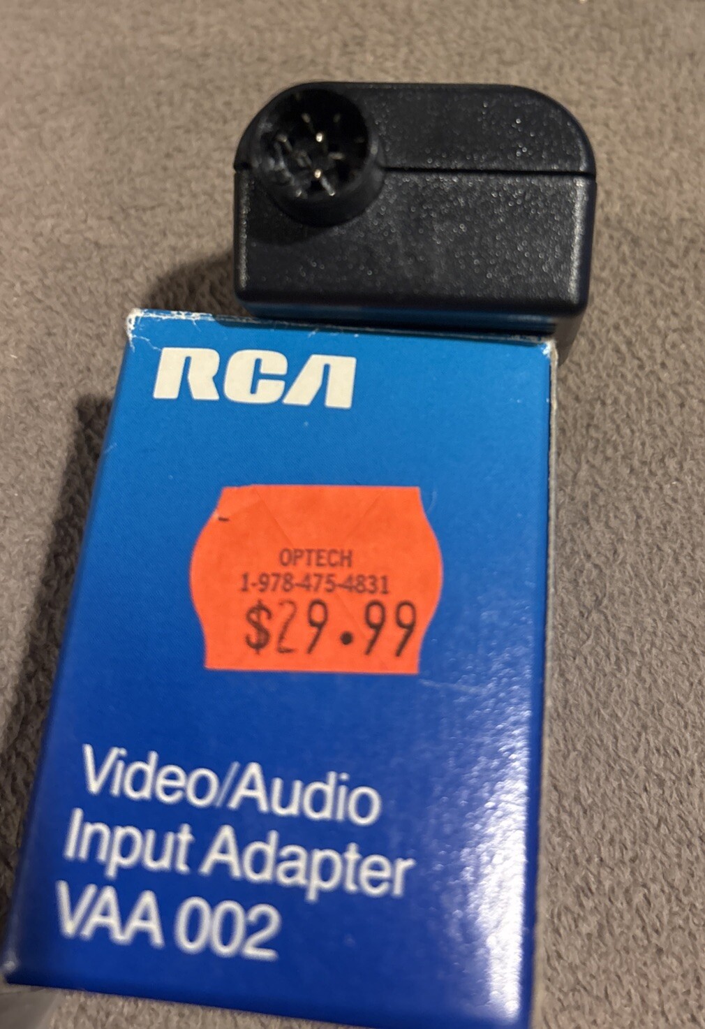 Vintage RCA / Panasonic Video - Audio Input Adapter *12-Pin # VAA002 *NEW