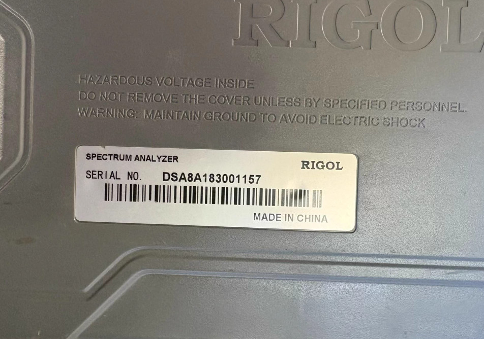 1pcs Rigol DSA815 spectrum analyzer