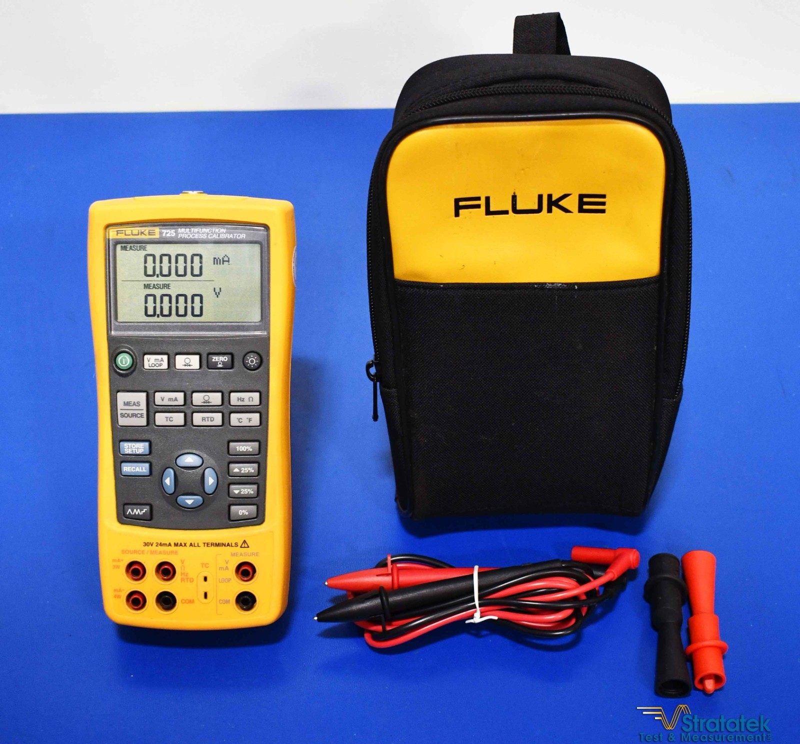 Fluke 725 Multifunction Process Calibrator - NIST Calibrated with Data