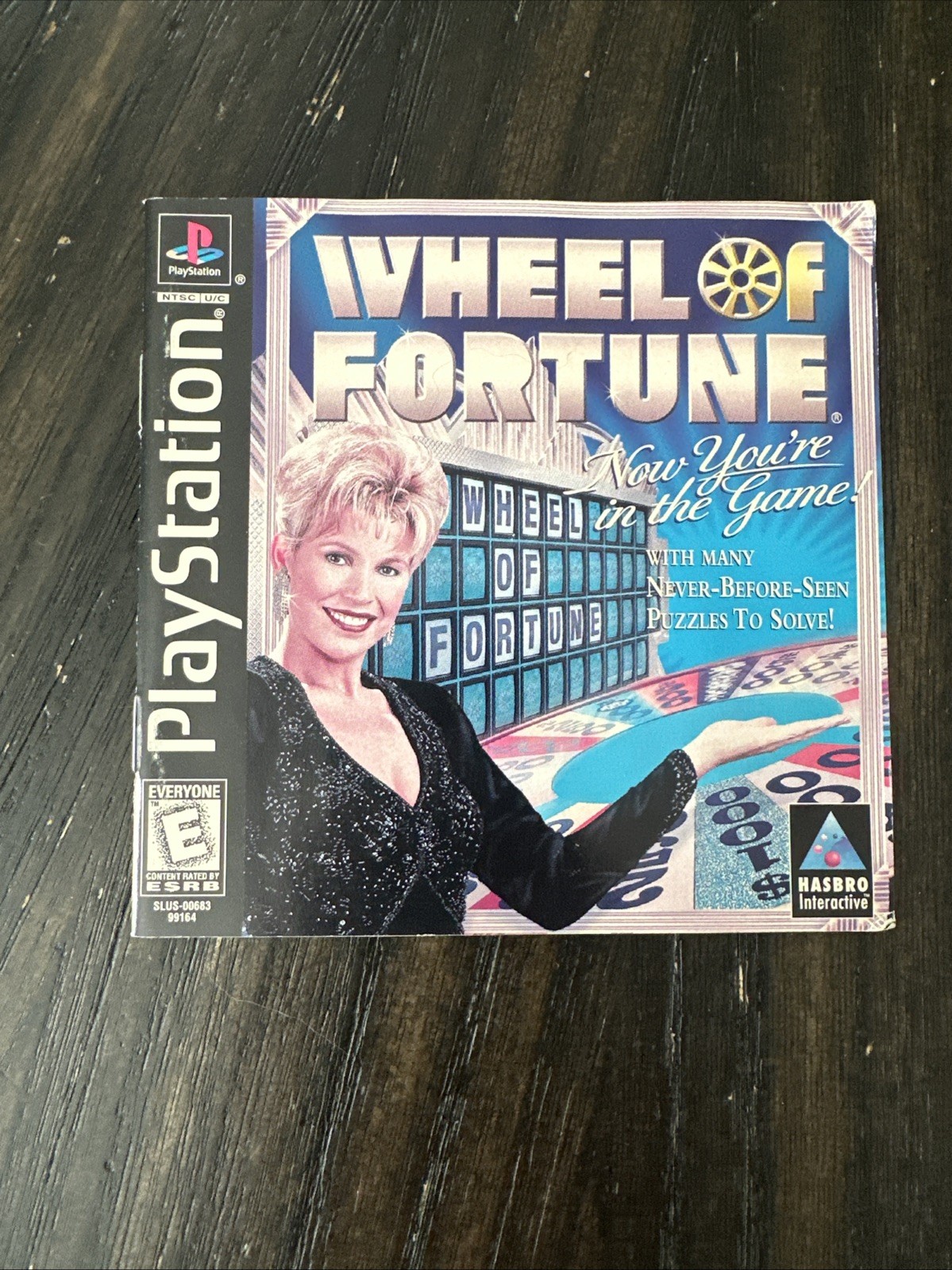 PlayStation 1 PS1 Manual Only Wheel Of Fortune