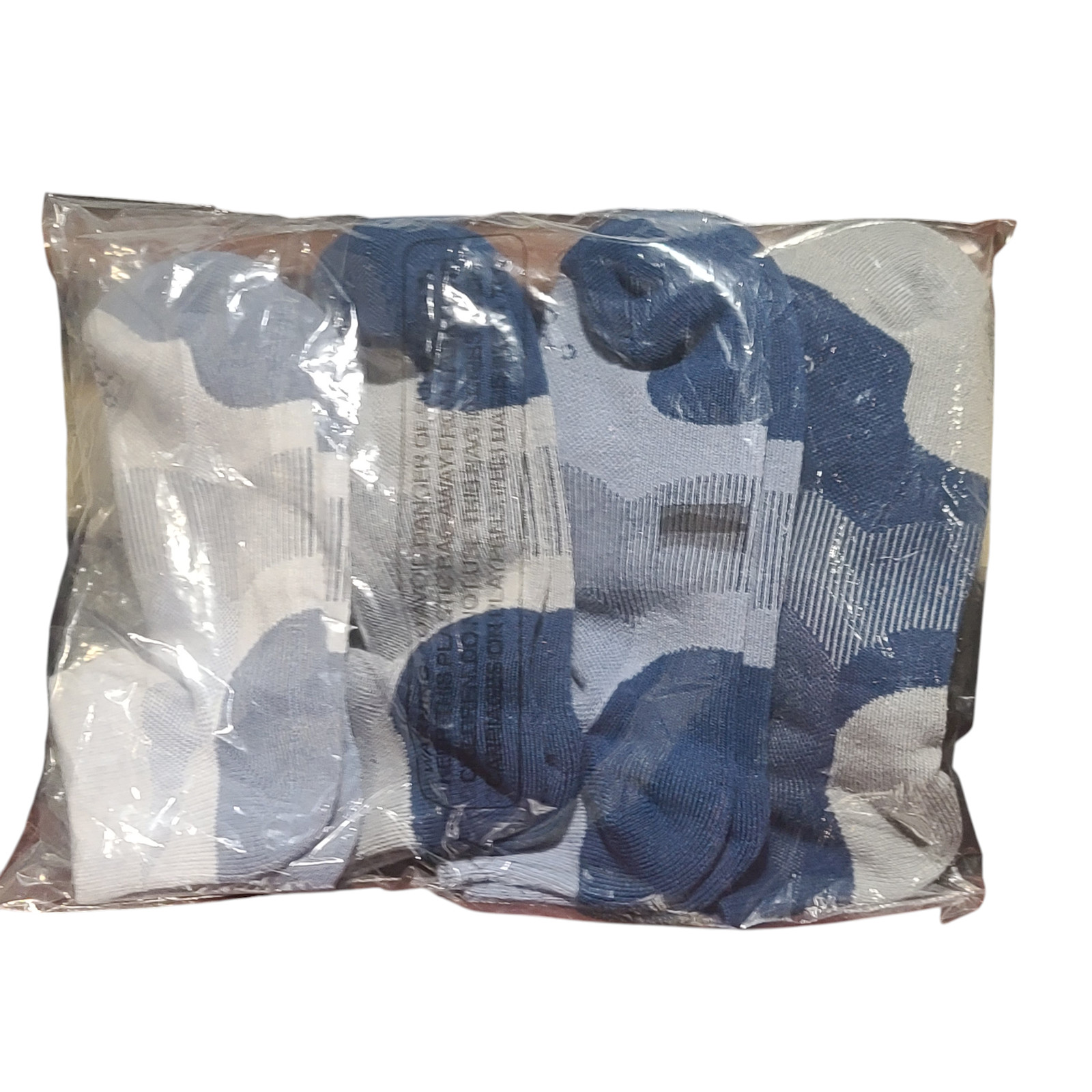 Tommie Copper Blue 4Pk Ankle Compression Socks - Medium