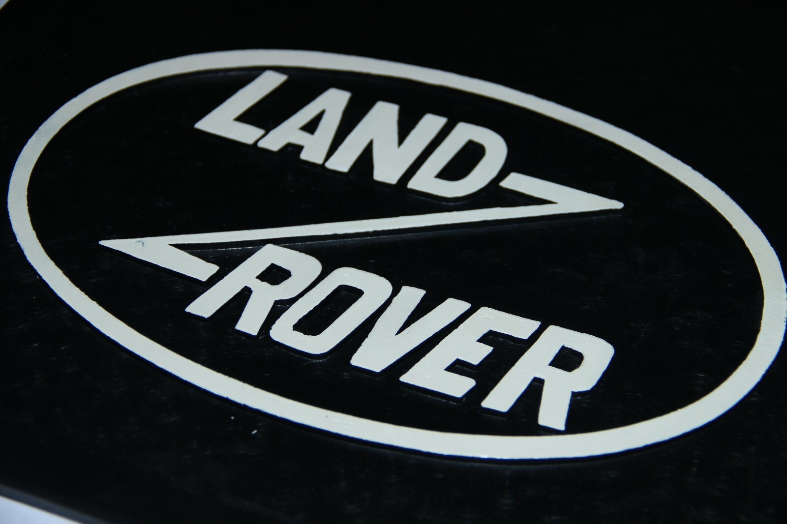 fits Land Rover Defender Rear Mud Flaps Guard Set (White Logo) Mudflaps