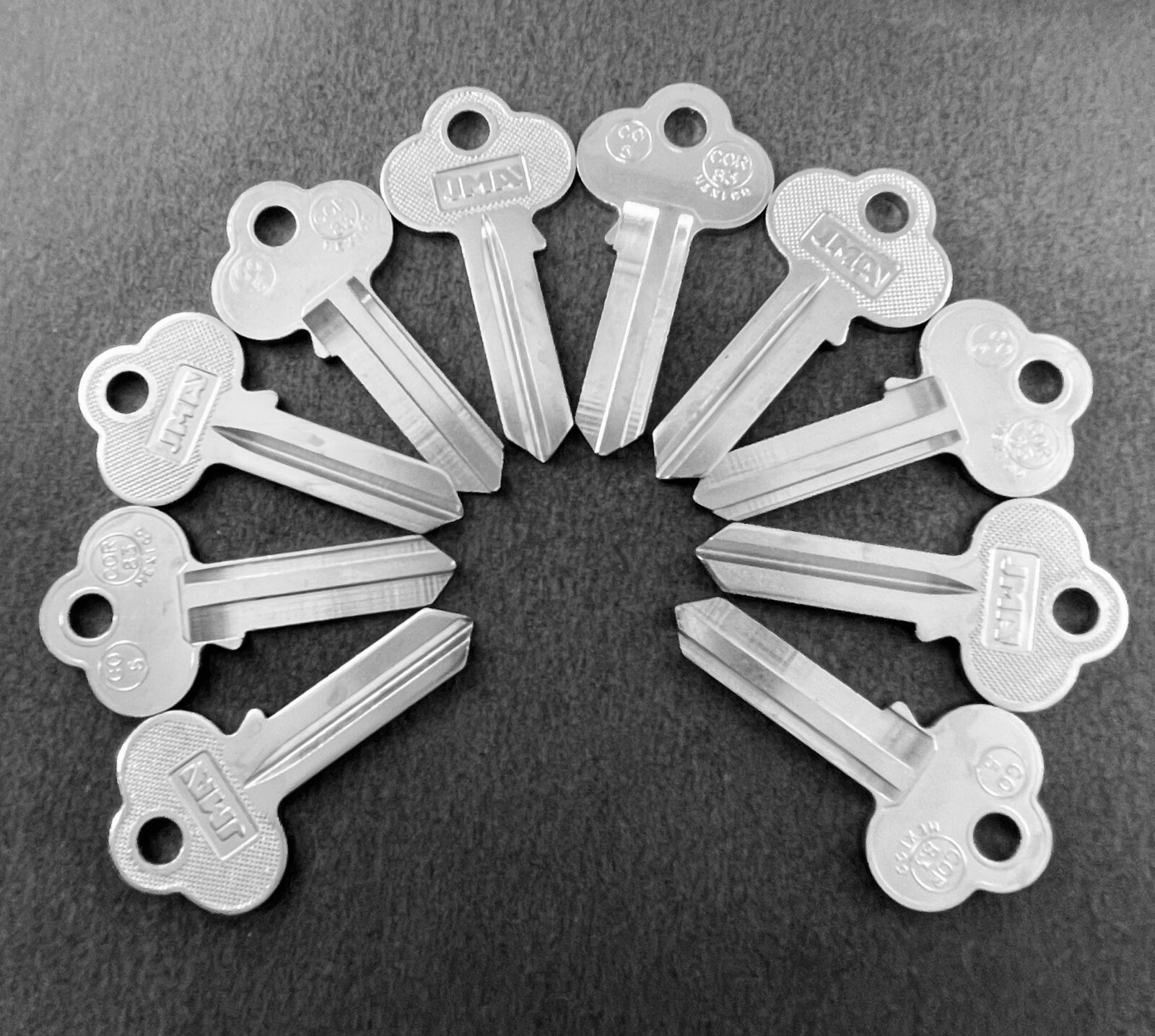 Lots of 2/5/10 CO5 1001 COR-83  5CO4 Type Key Blanks for Corbin X1-97-5 Keyway