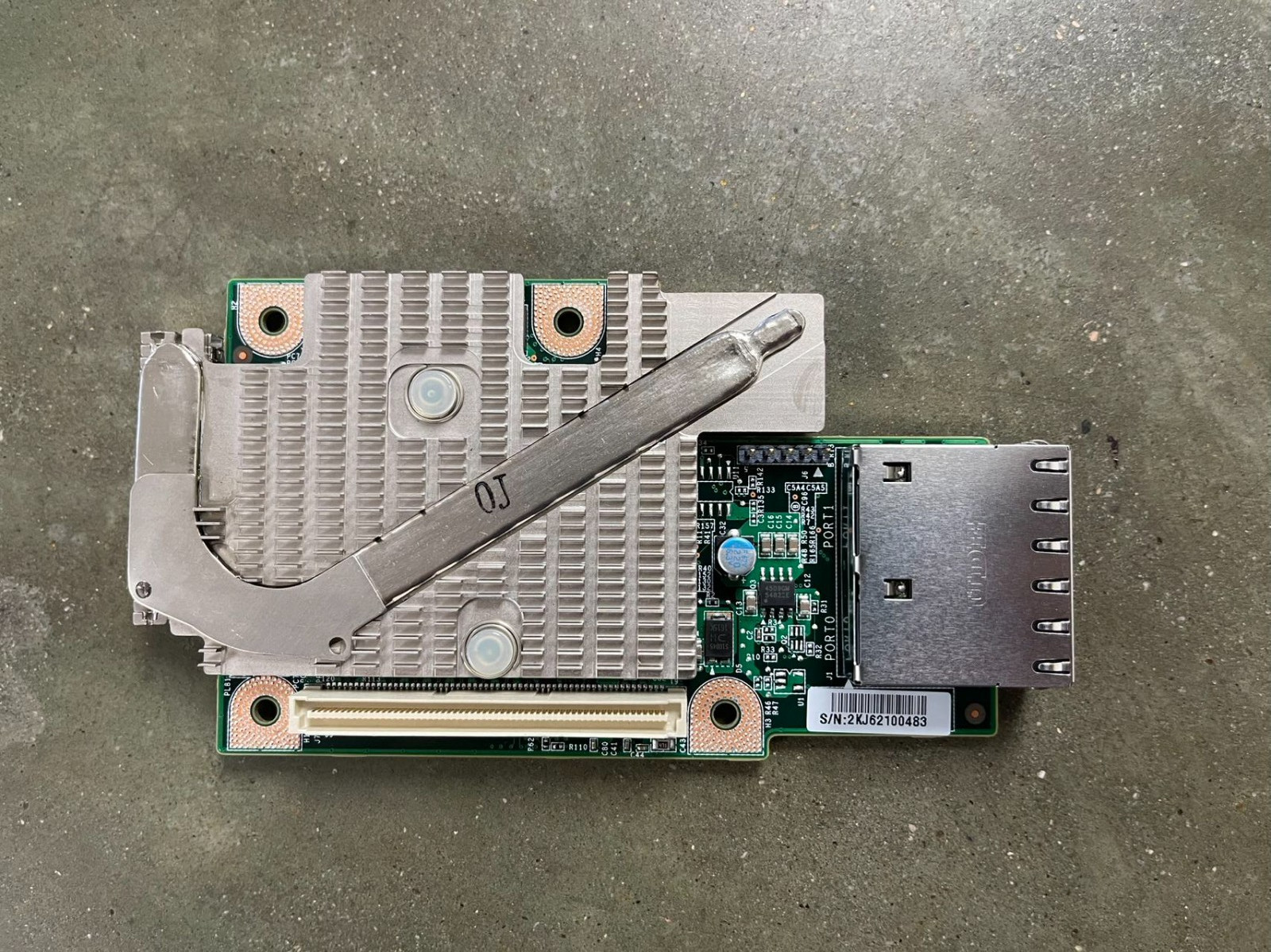 OCP Quanta Dual port 10GB RJ45 Intel X540 TX2 Ethernet PCIe Mezzanine Card