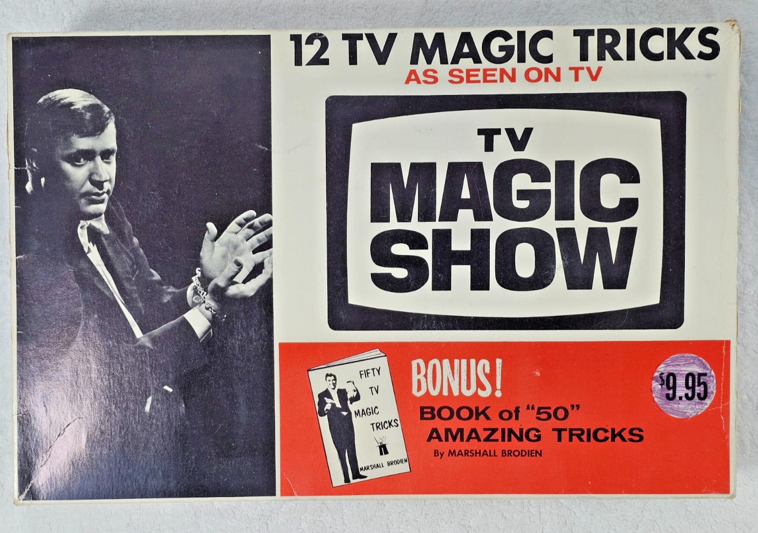 VTG TV Magic Show 12 Magic Tricks Set Marshall Brodien As Seen on TV