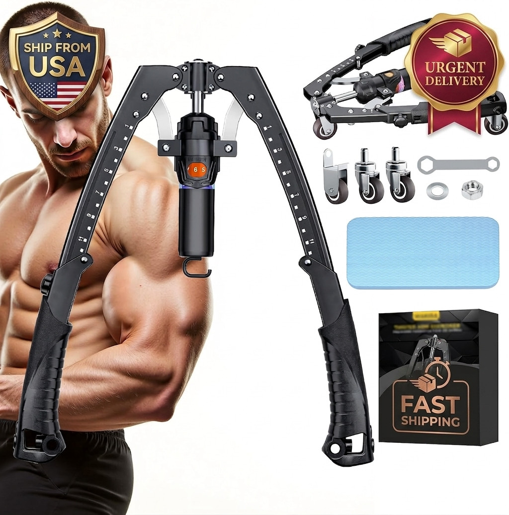FlyBird Twister Arm Trainer 3 in 1 Hydraulic Power Chest Workout with Ab Roller