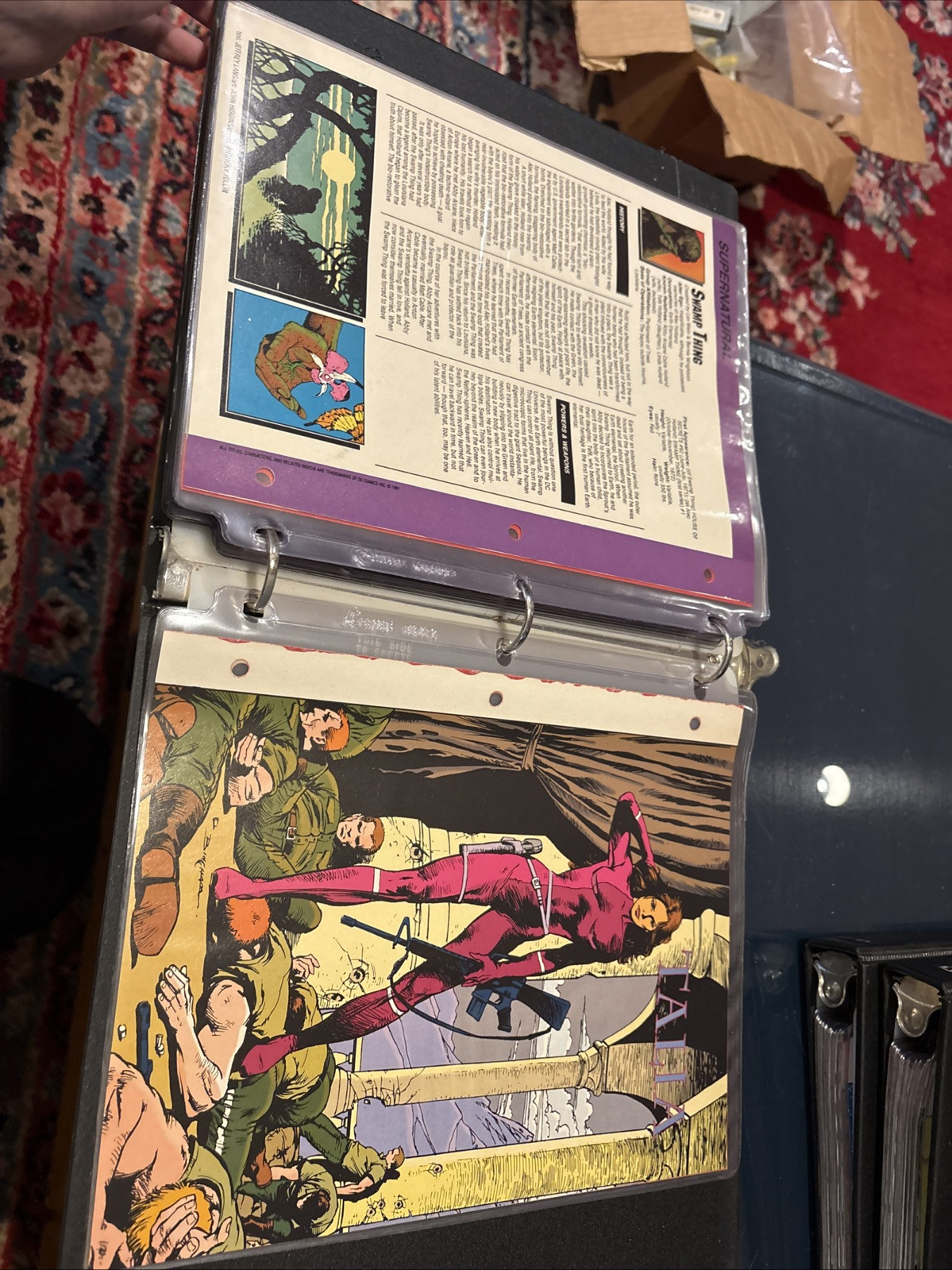 Comic Book Bio Binder