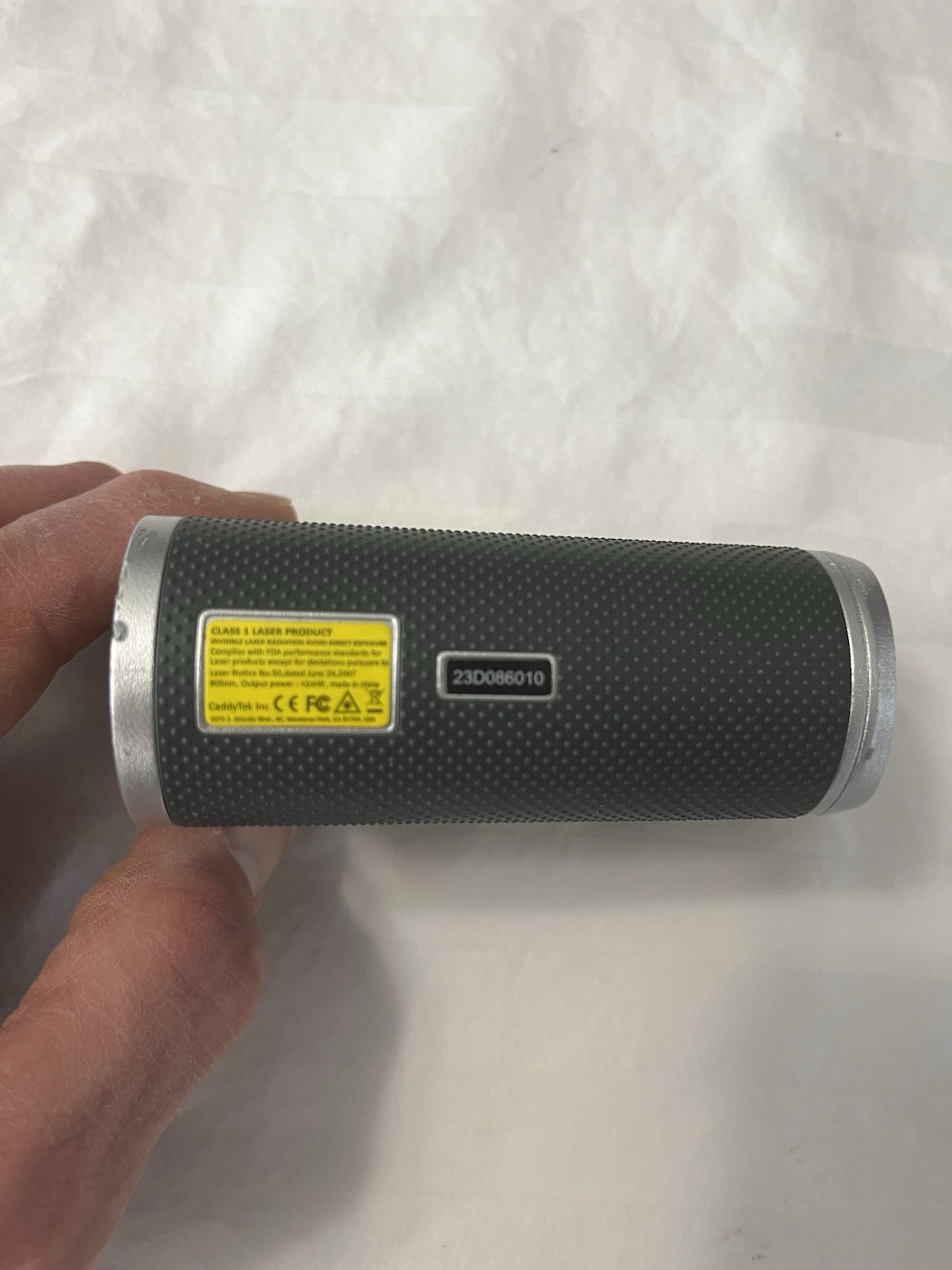 CaddyTek CaddyView V3 Golf Rangefinder - Slope Mode, Pin-Validation & Magnet 6X