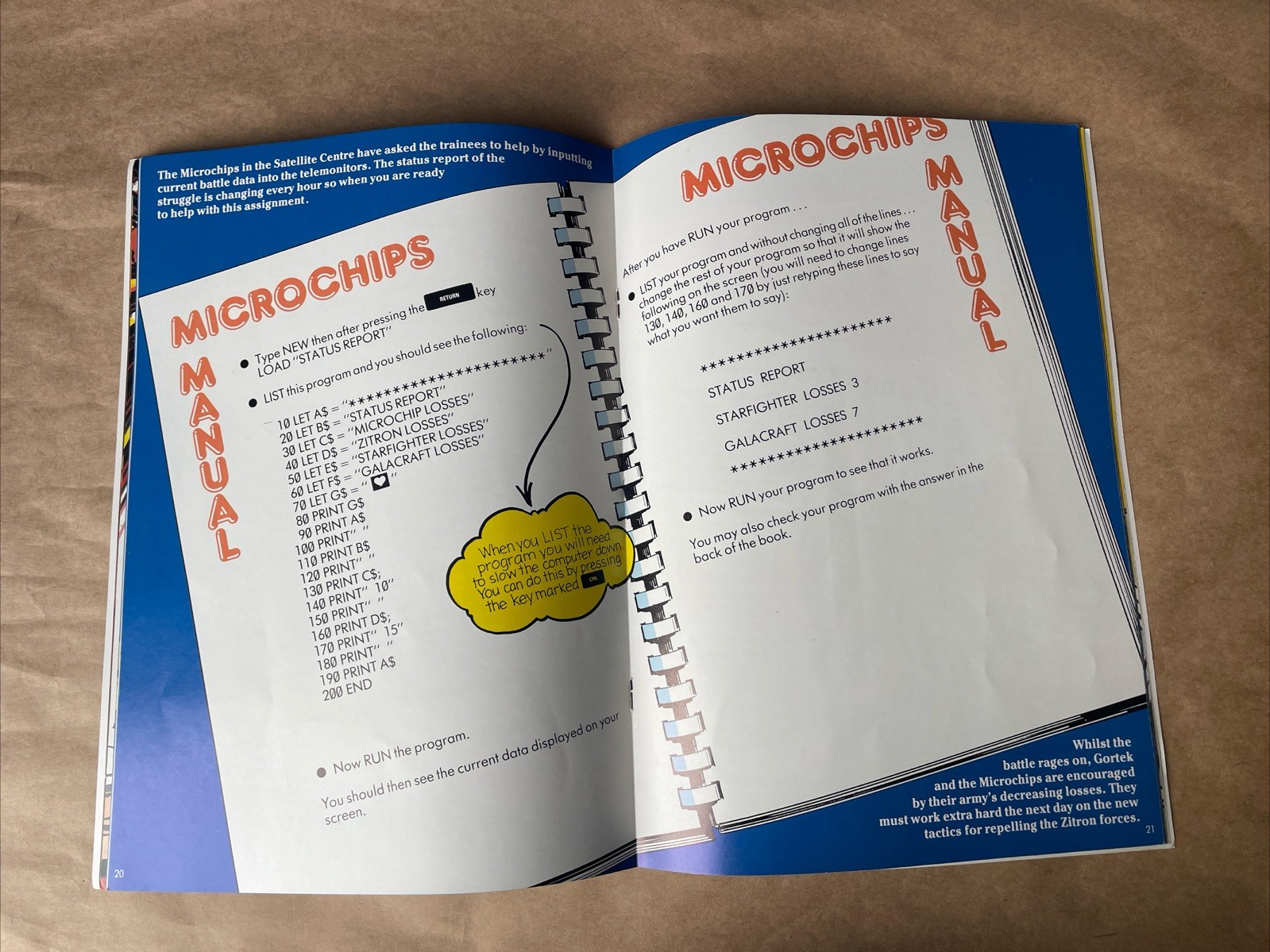 * Vintage Gortek And The Microchips (1982) Vic-20 Programming By Commodore. F