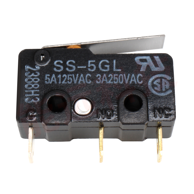2pcs OMRON SS-5GL Straight Handle Microswitch 3-Pin 5A125VAC 3A250VAC