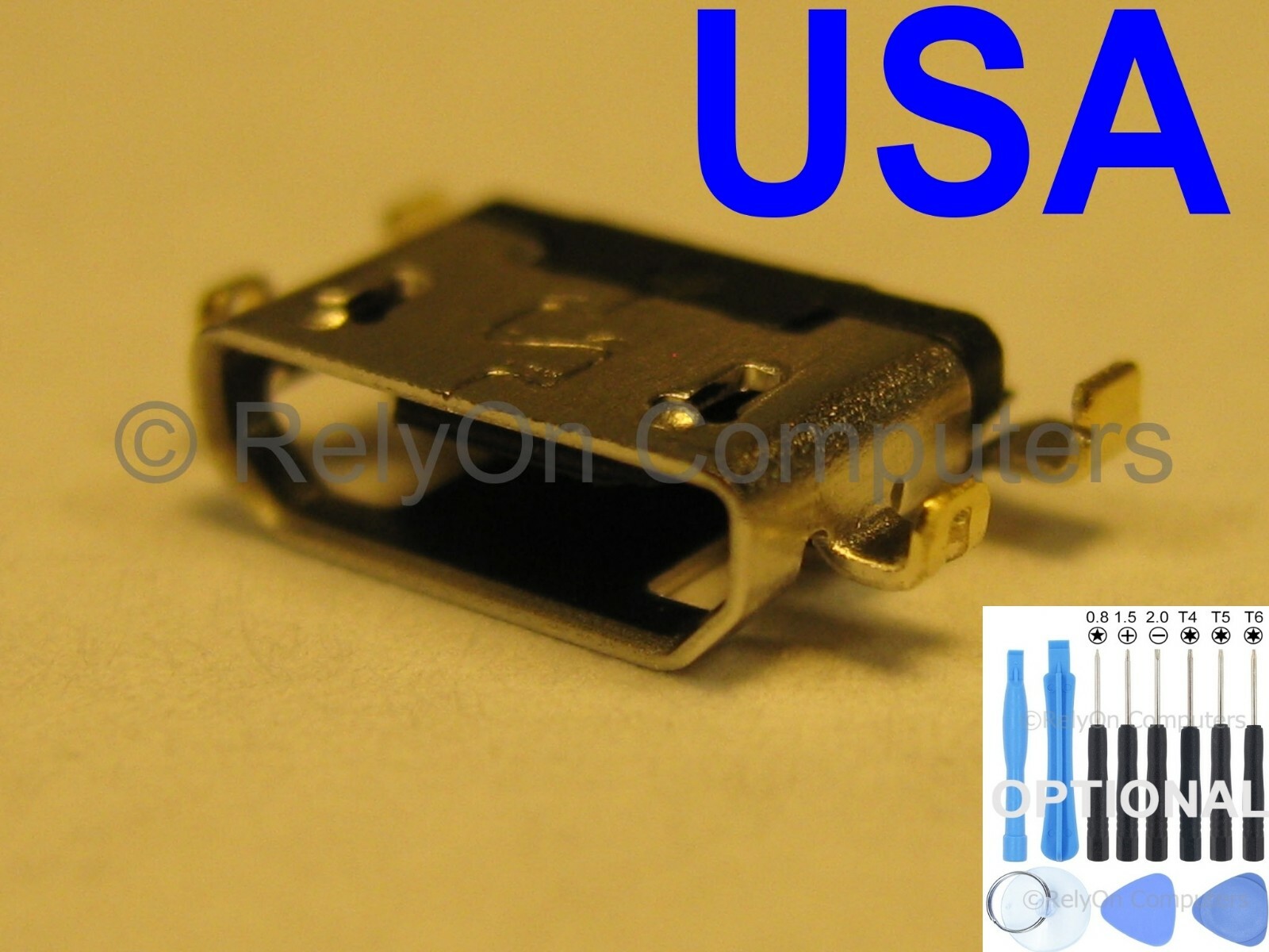1x Lot Micro USB Charging Port Sync For Lenovo Tab4 TB-8504F TB8504F Tablet USA