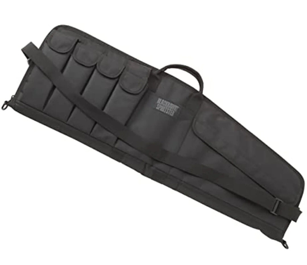 BLACKHAWK Sport Tactical Carbine 36" Black Nylon Case with 4 mag pouches & strap