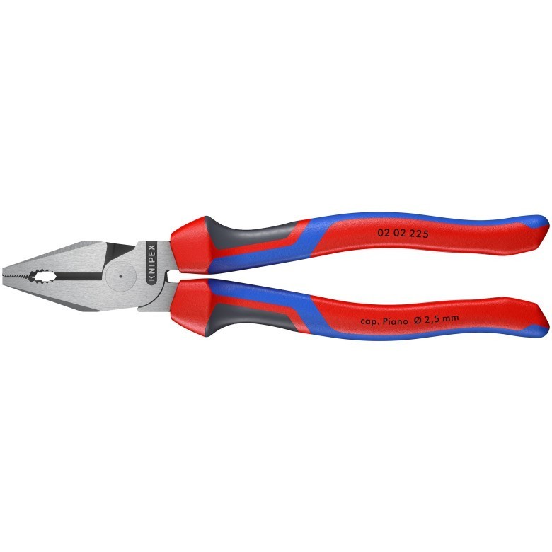 Knipex 9" Lineman's Combination Pliers w Comfort Grips High Leverage 0202225