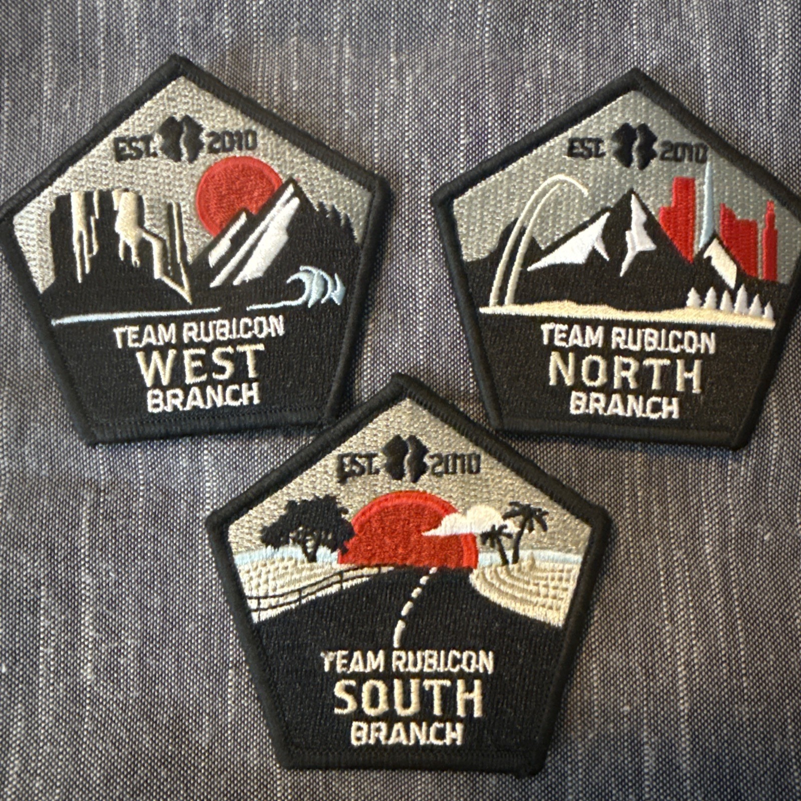 Team Rubicon Branch Patches - Set of 3
