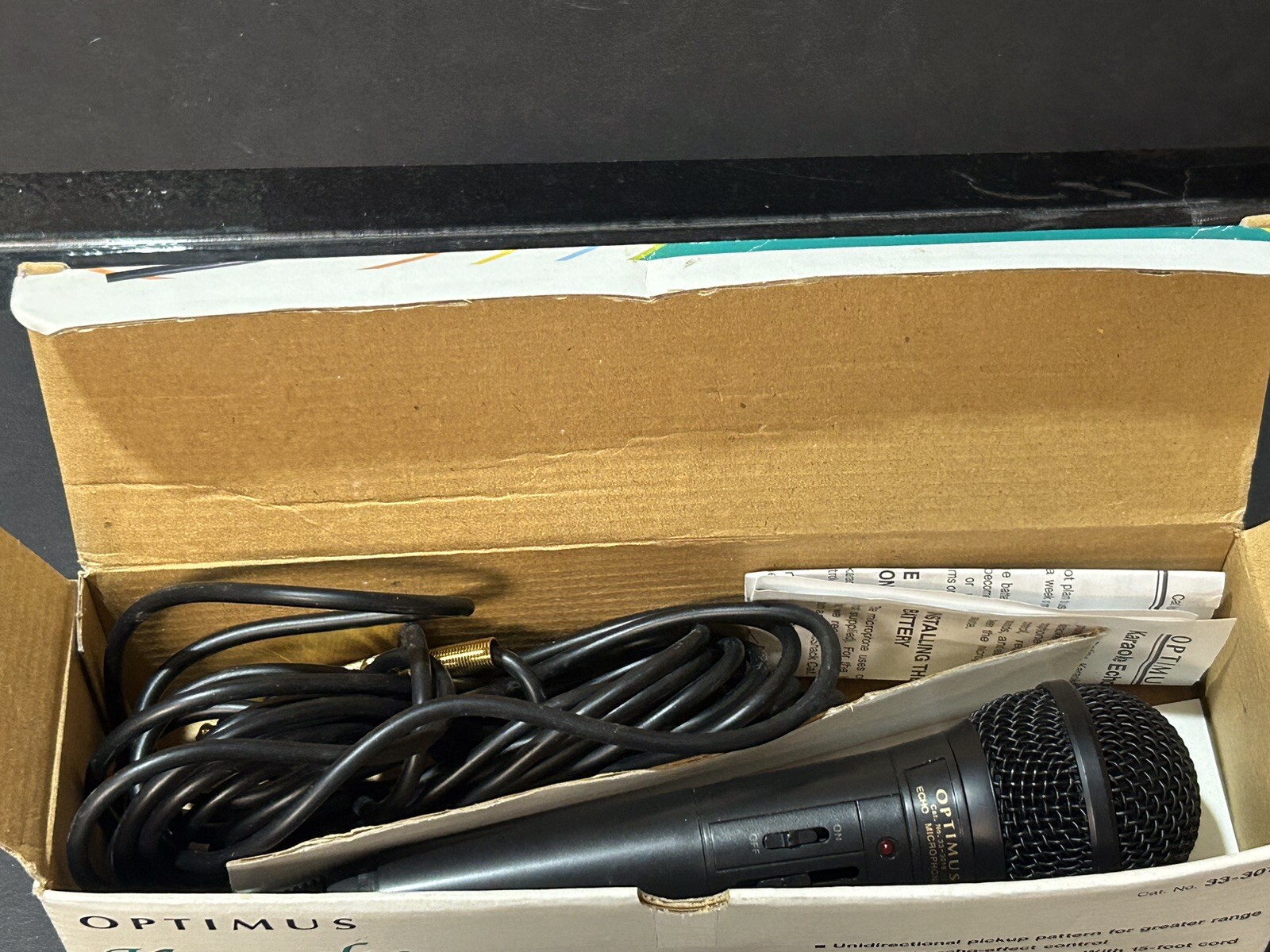 Karaoke Microphone Radio Shack Echo 33-3016