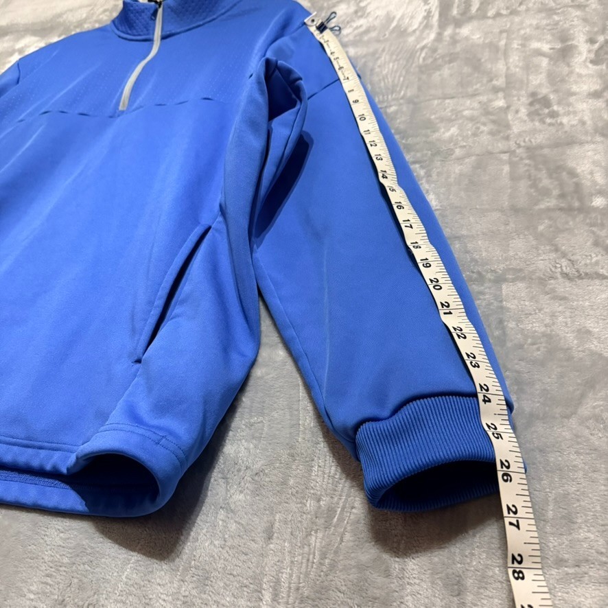 Adidas Climawarm Performance Quarter Zip Pullover Men’s XL Blue Athletic Golf