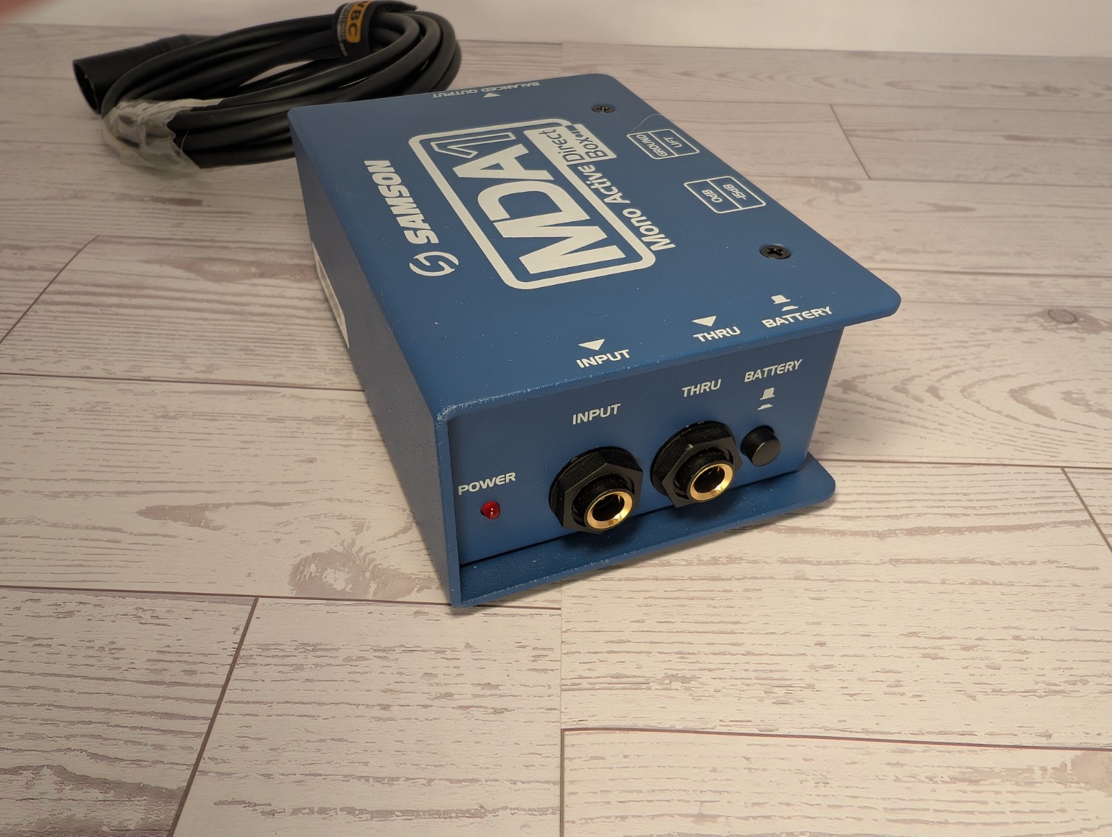 Samson MDA1 - NEW* Condition - Mono Direct Box with XLR Cable
