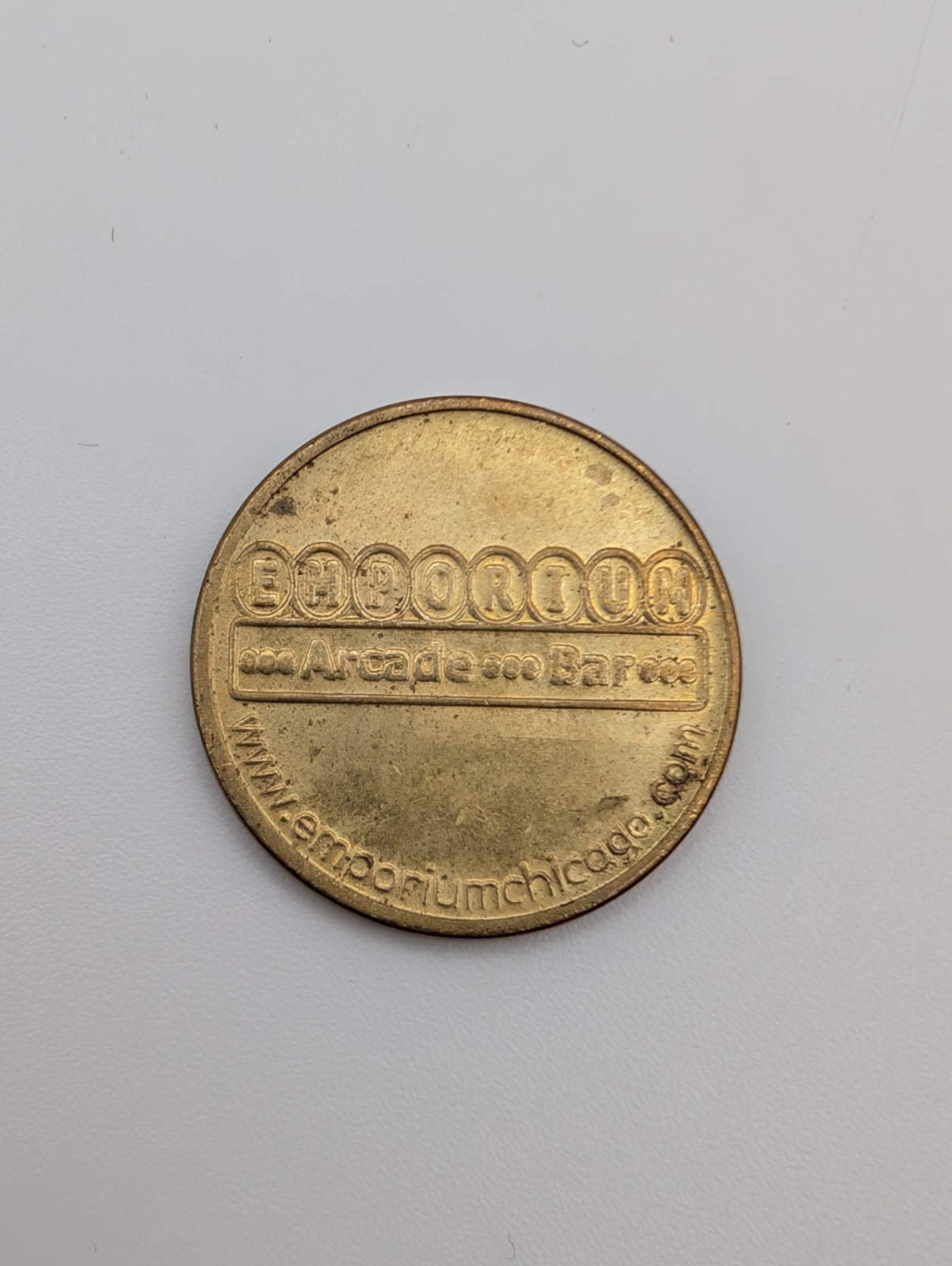 Emporium Arcade Bar Token Chicago, Illinois Obsolete Retired w/Tarnish Lot Of 5