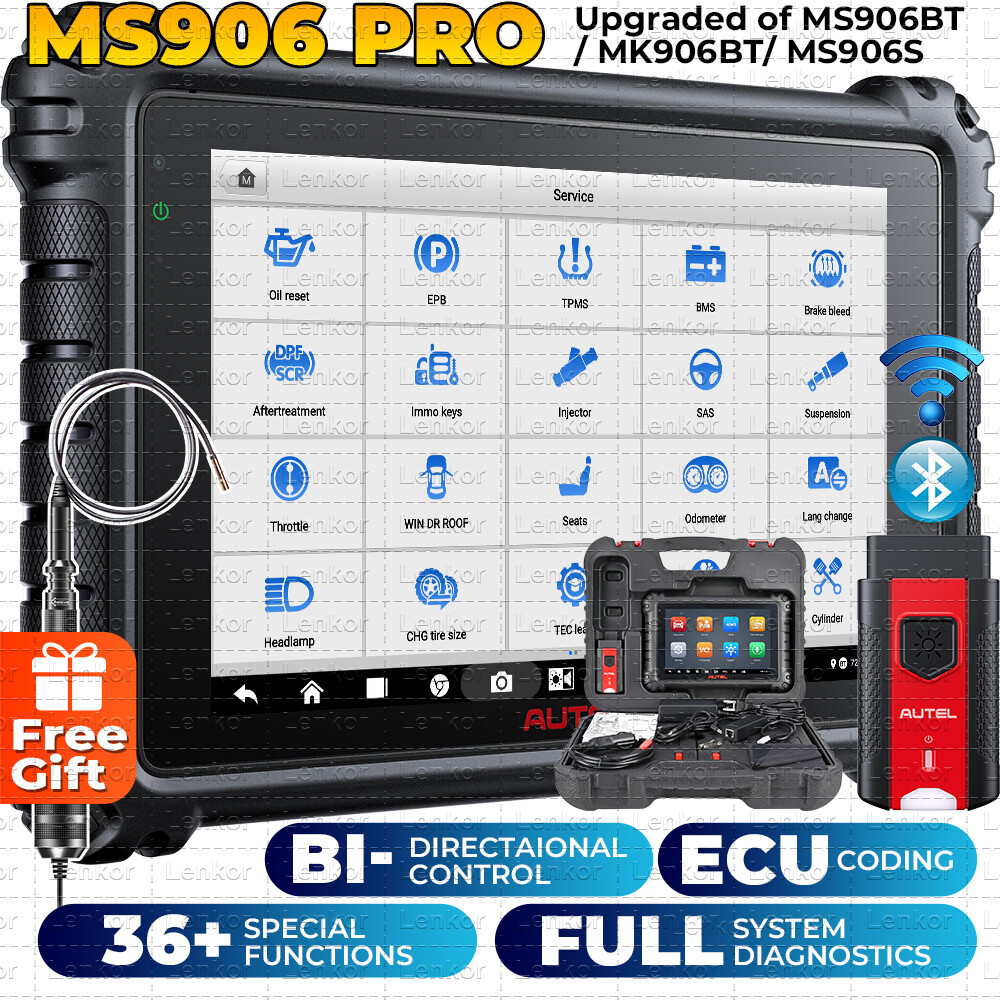 2024 Newest Autel MaxiSys MS906 Pro Coding Full System Diagnostic Scanner Tool