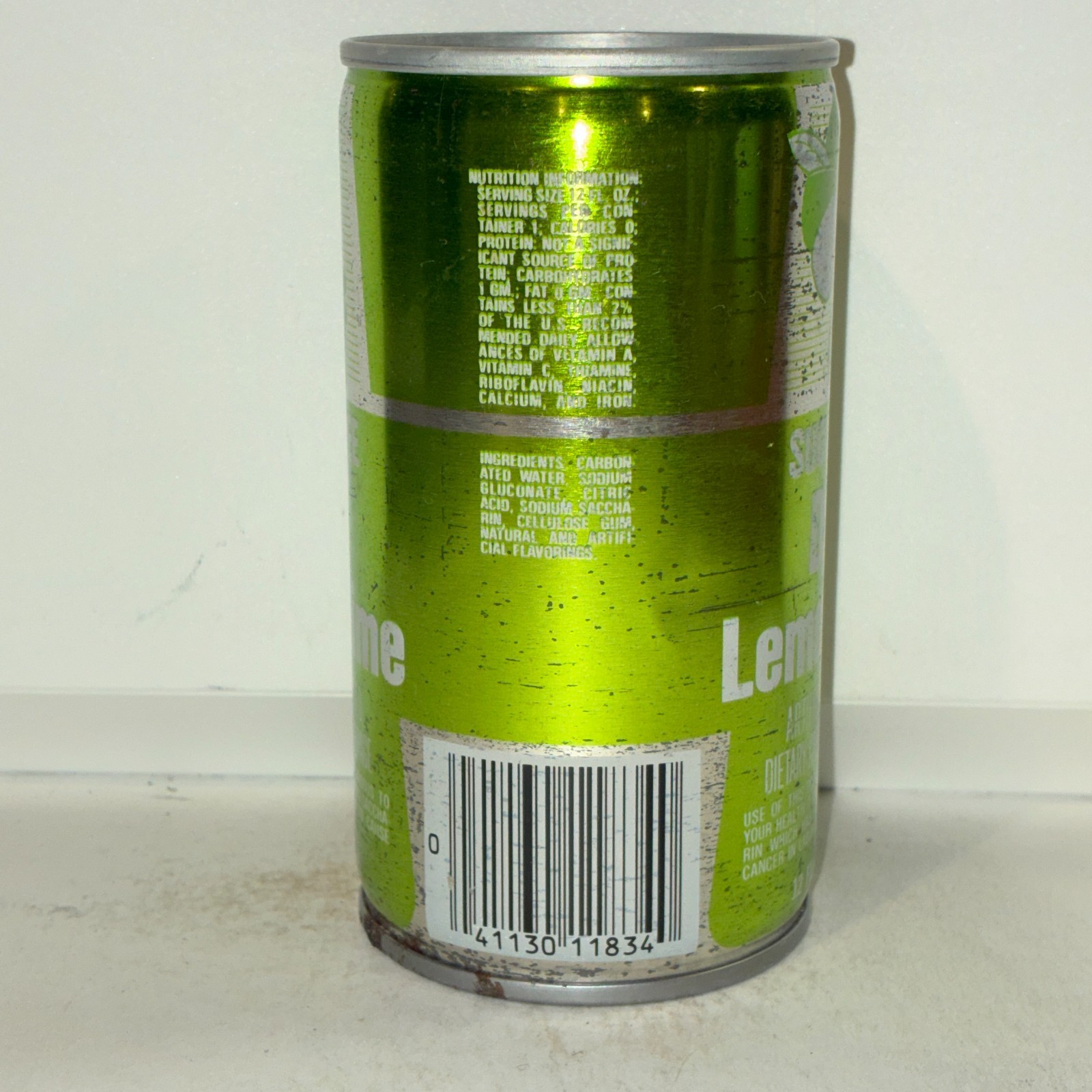 Elf Diet Lemon Lime soda can