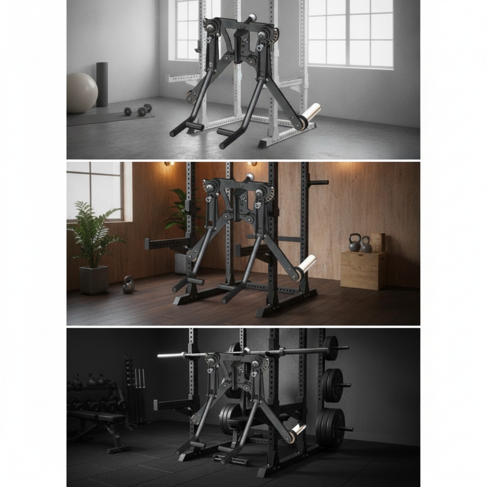 Rack-Mounted Lateral Raise Attachment Plate-Loaded Lateral Raise Attachment