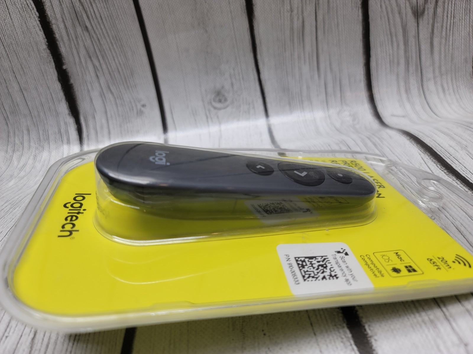 Logitech R500 Wireless Presenter Laser Presentation Remote Graphite 65ft New