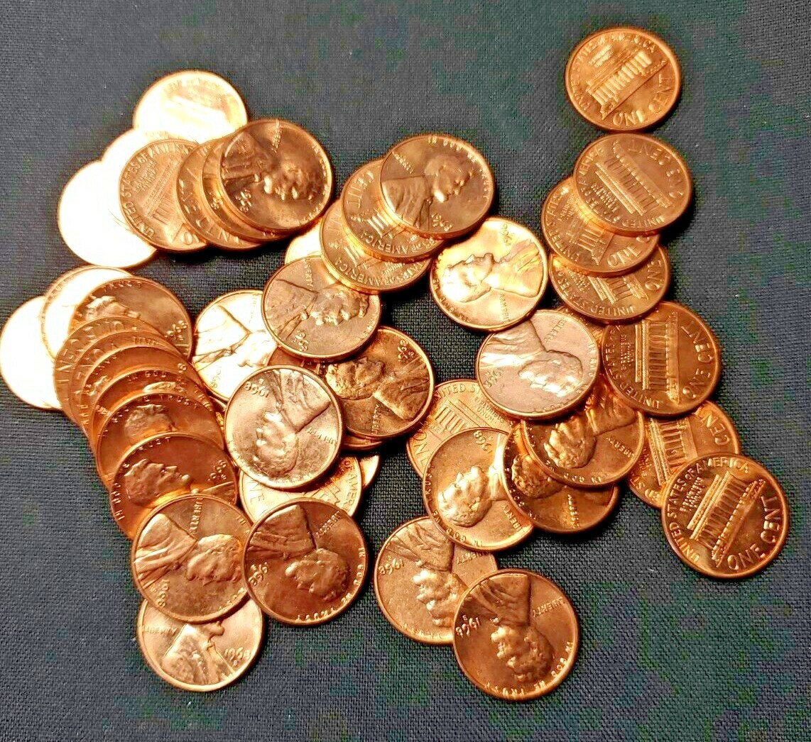 1968 S Lincoln Cent BU/MS Condition Nice Coins!!
