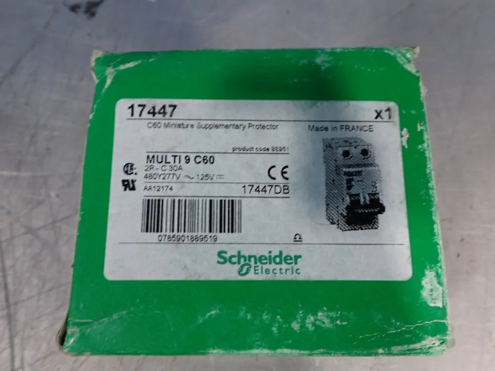 SCHNEIDER ELECTRIC MINIATURE SUPPLEMENTARY PROTECTOR 17447