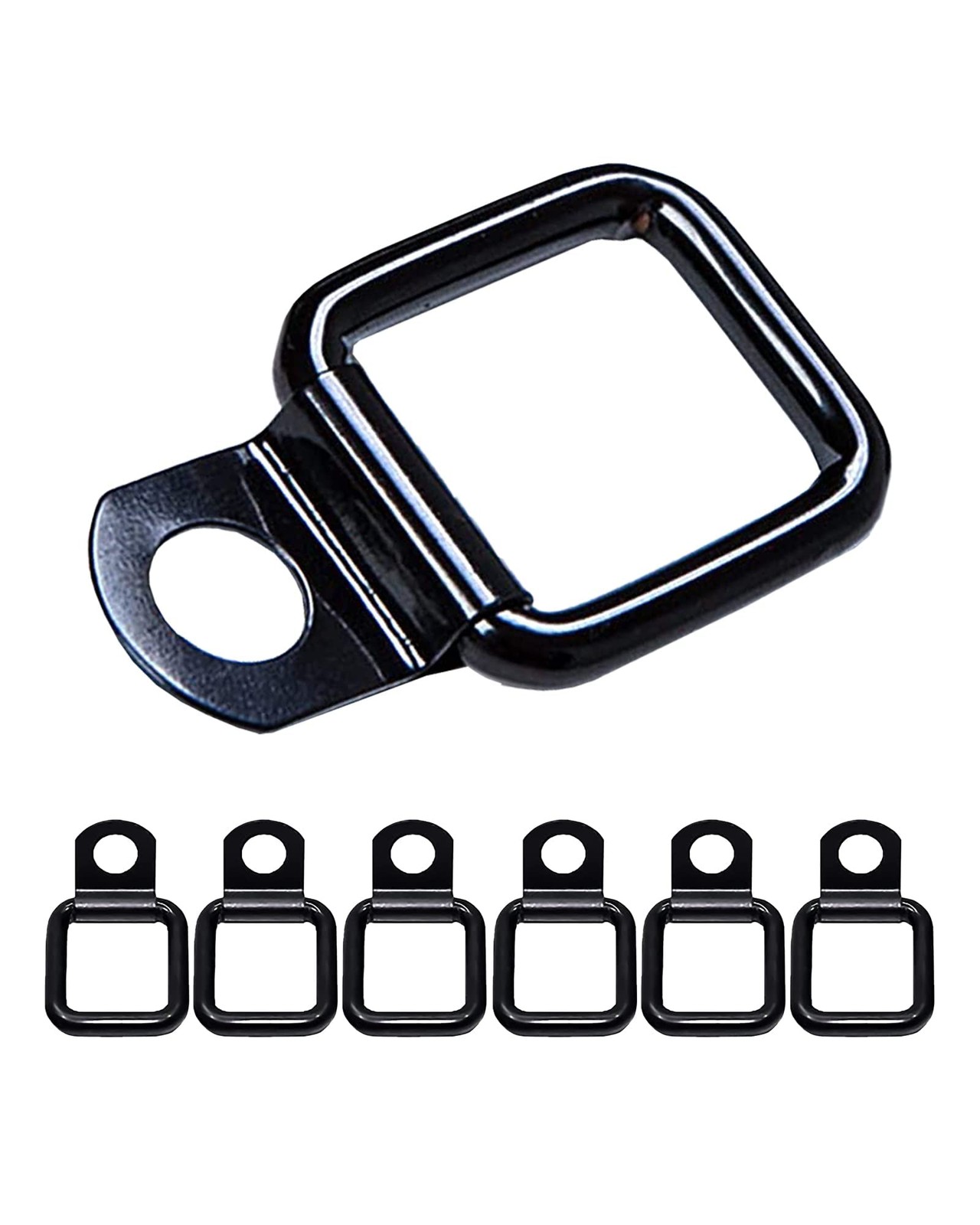 Tie Down D Ring Set, Easy-to-Install Truck Downs, 6, Tiedown D-Ring