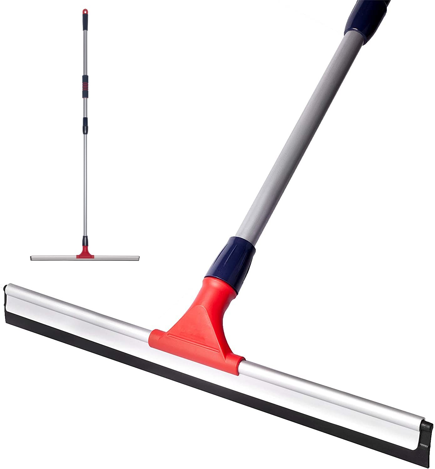 DSV Standard Professional Floor Squeegee for 30 inches x 23.6 inches, Red