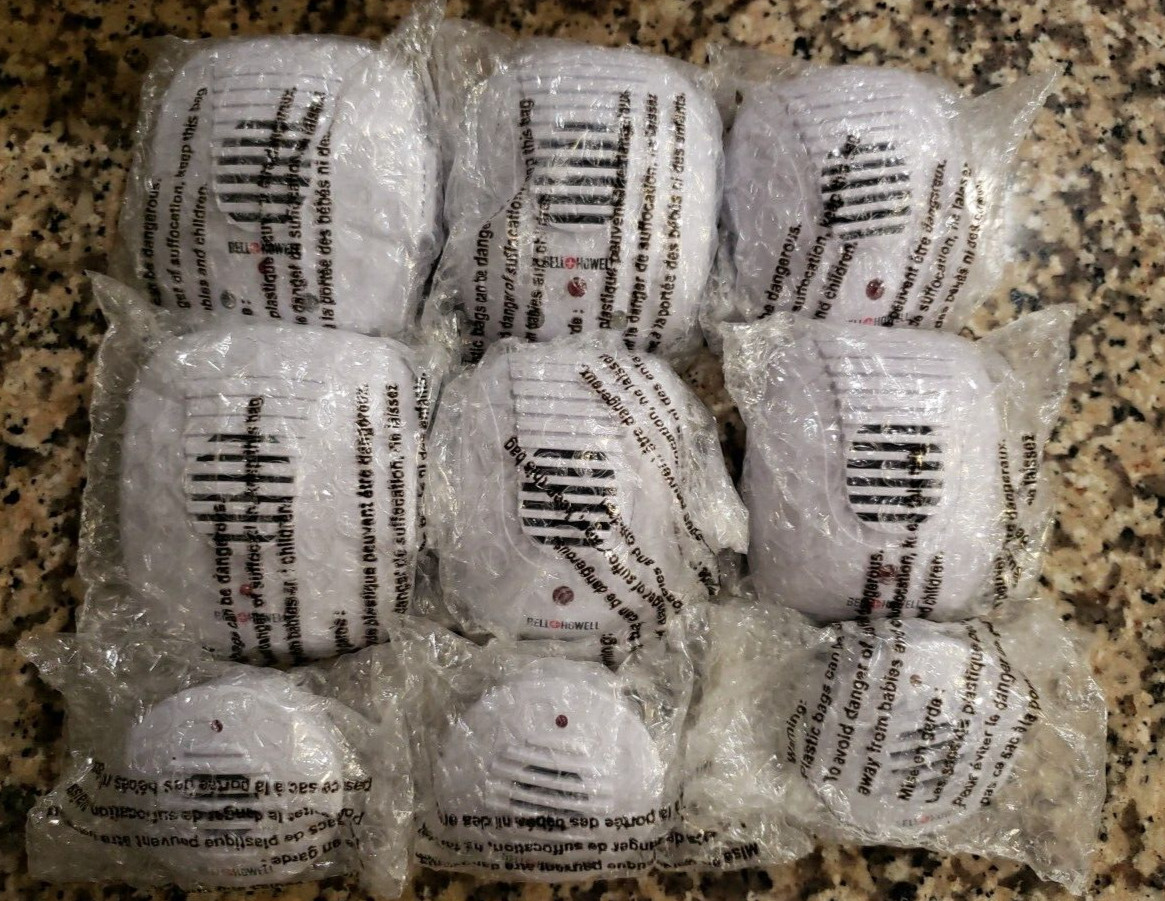 Bell + Howell Ultrasonic 9 Piece Set Total Home & Garage Pest Repeller White