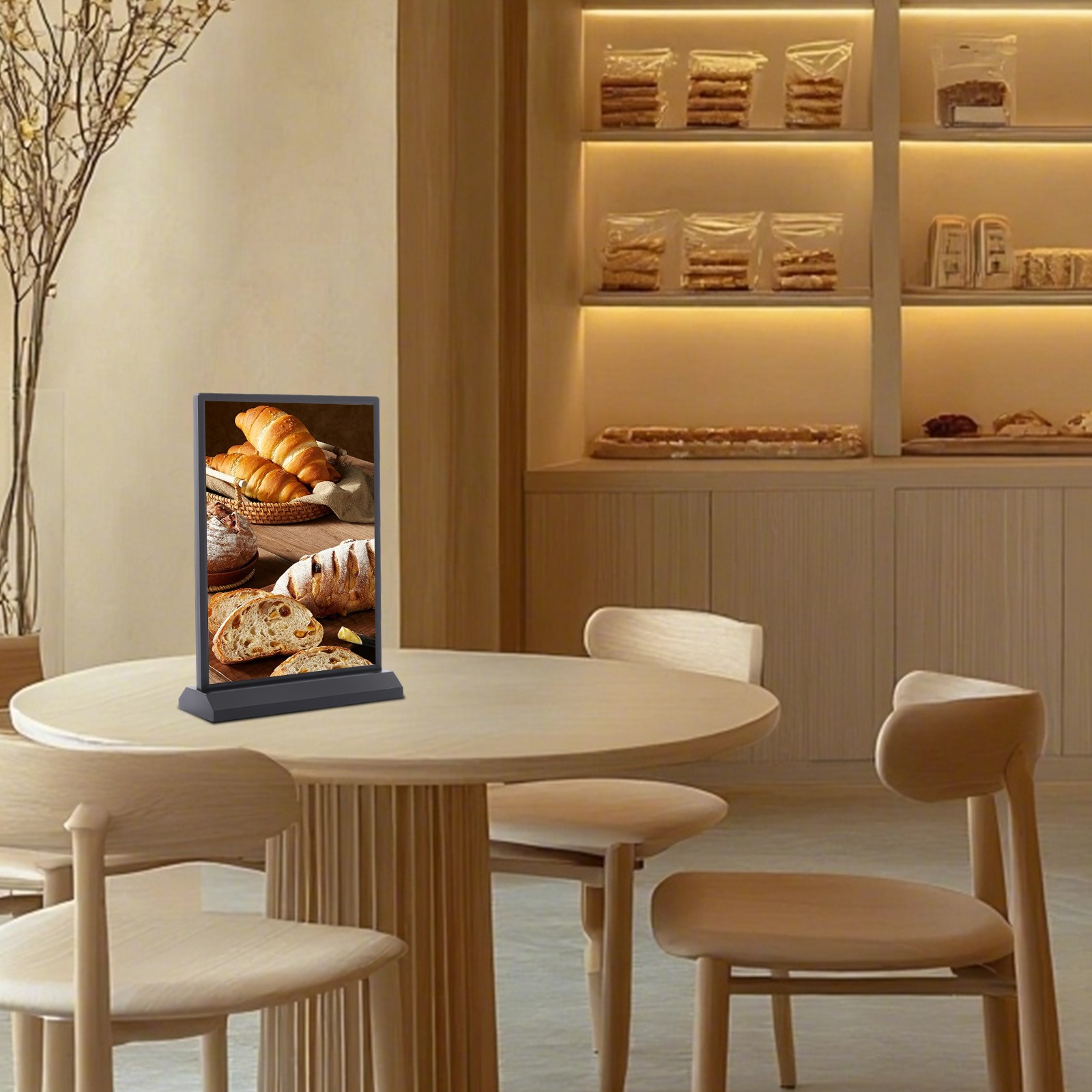 Tabletop LED Sign Holder, LED Poster Frame, LED Sign Holder for Restaurants/Bars