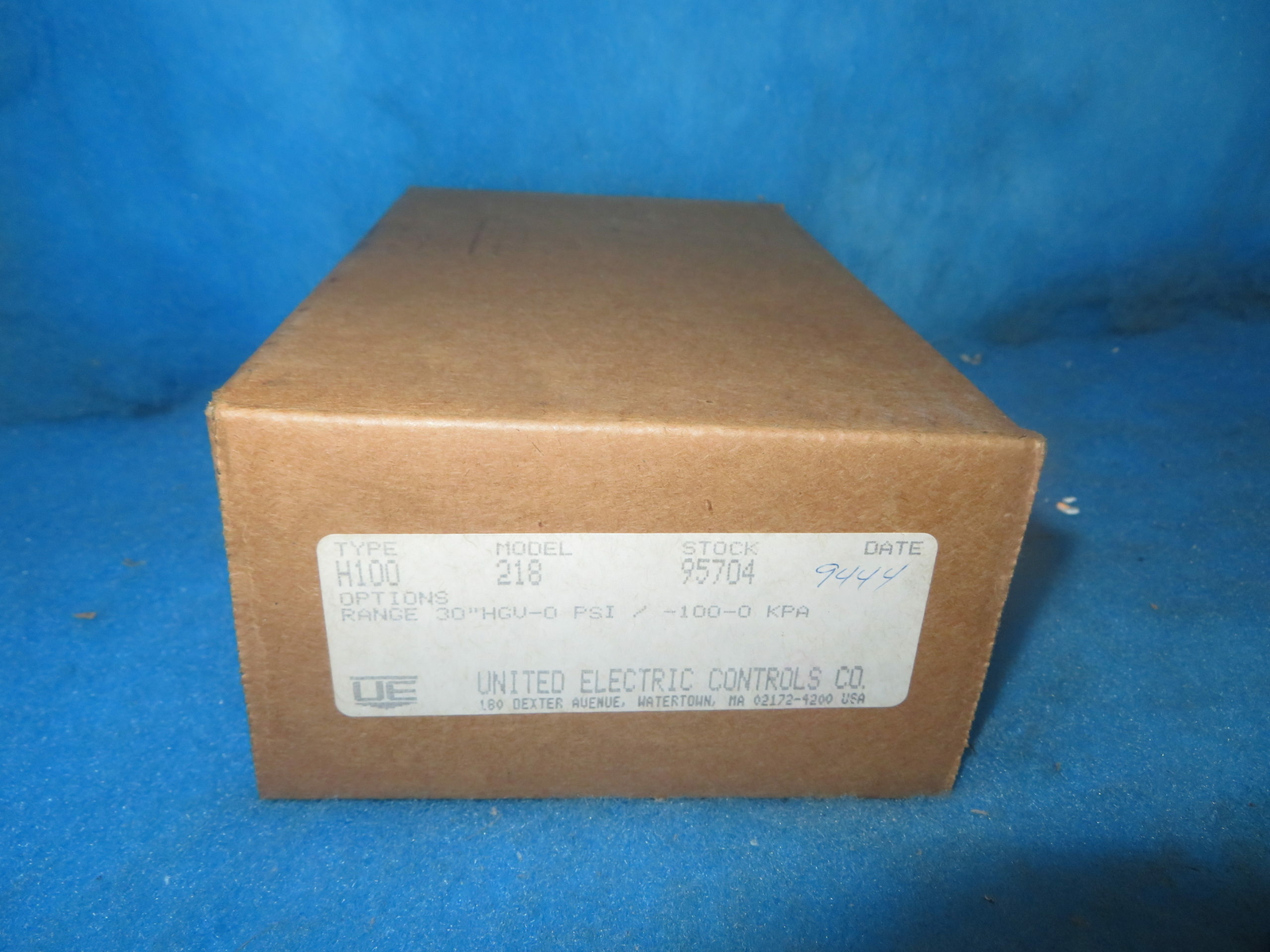 NIB United Electric H100 218 Pressure Switch + 1 Year Warranty