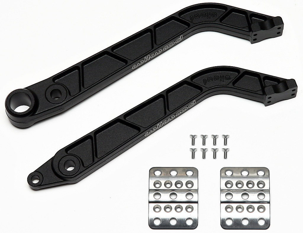 WILWOOD ADJUSTABLE RETROFIT KIT FOR REVERSE SWING MOUNT BRAKE & CLUTCH PEDAL ASY