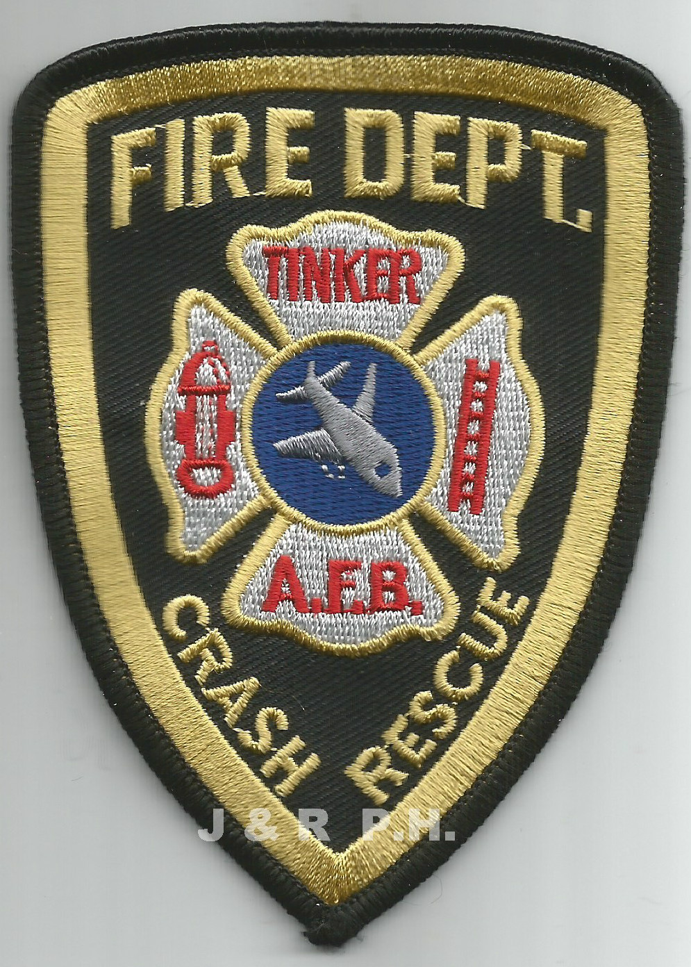 Tinker  A.F.B. - C.F.R., Oklahoma  (3.25" x 4.5" size)   fire patch