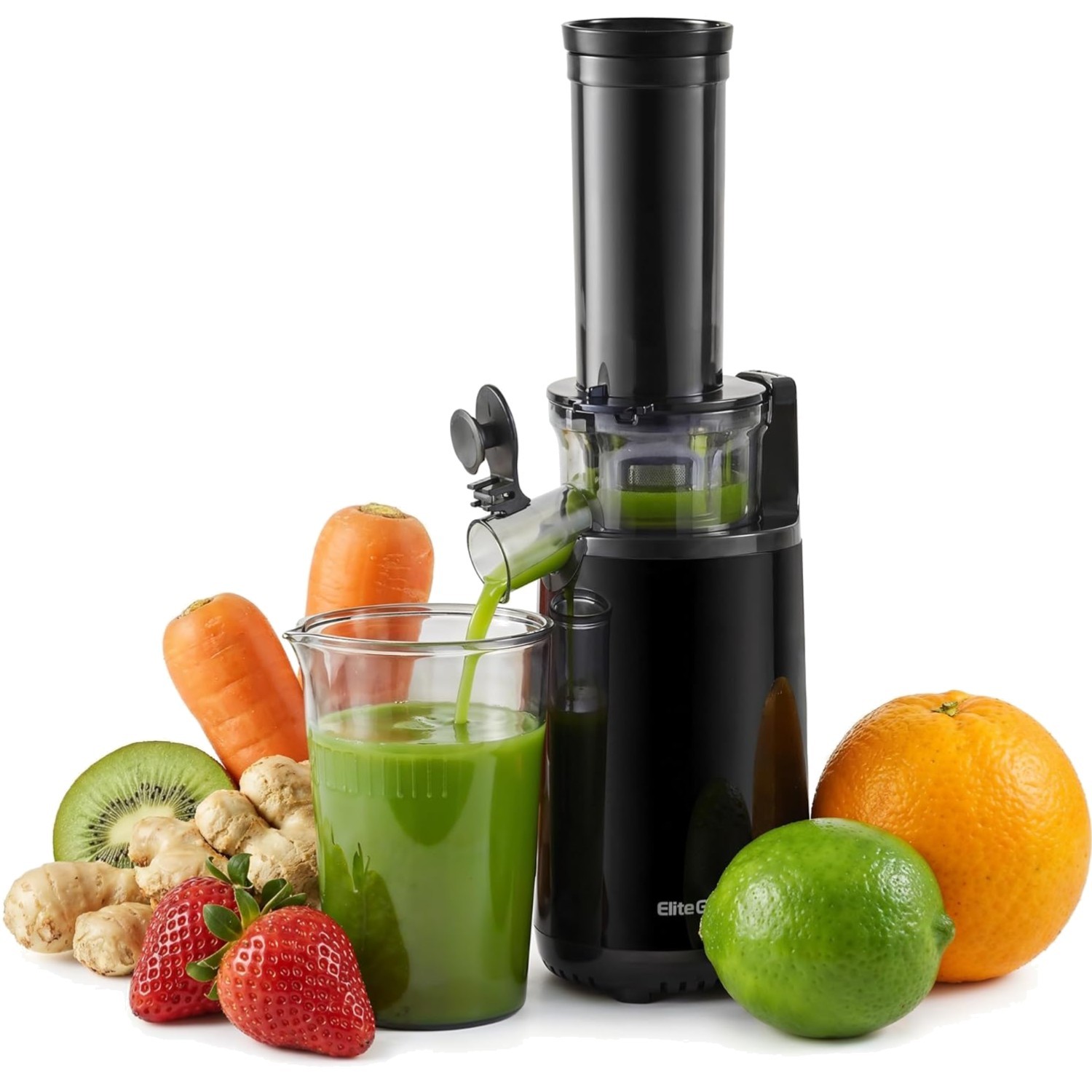 Small Compact Cold Press Slow Juicer | 16oz Capacity Fresh Juicer | Durable