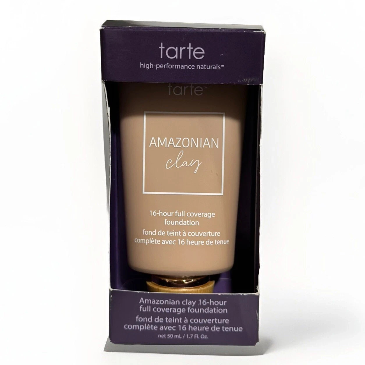 Tarte Amazonian Clay 16 Hour Full Coverage Foundation ~ 42N TAN NEUTRAL ~ SEALED
