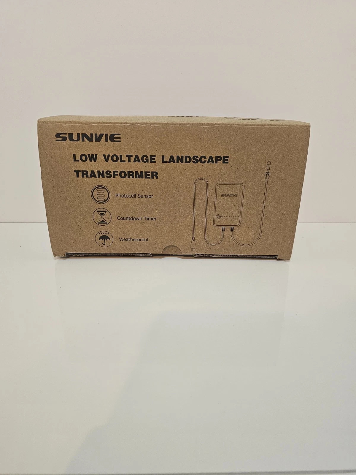 SUNVIE 60W Low Voltage Landscape Transformer turns on, untested