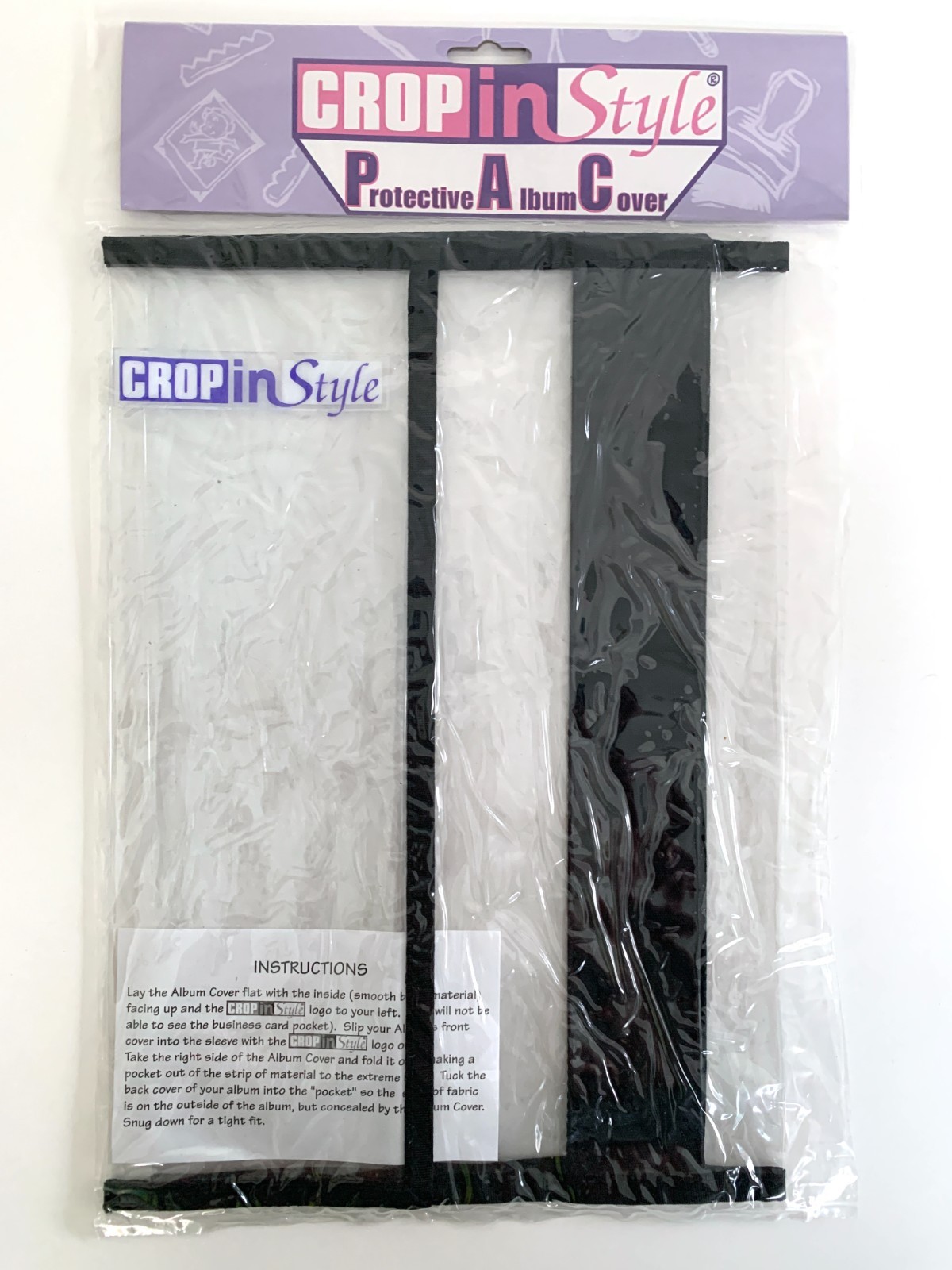 Crop In Style Clear Protective Album Cover Fits 8.5" x 11" Albums