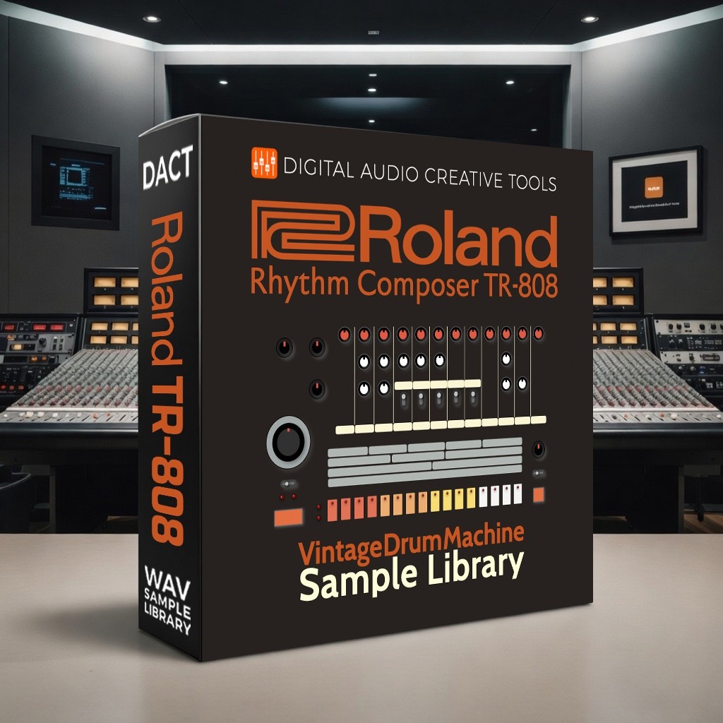 Roland TR-808 Drum Machine Sample Library